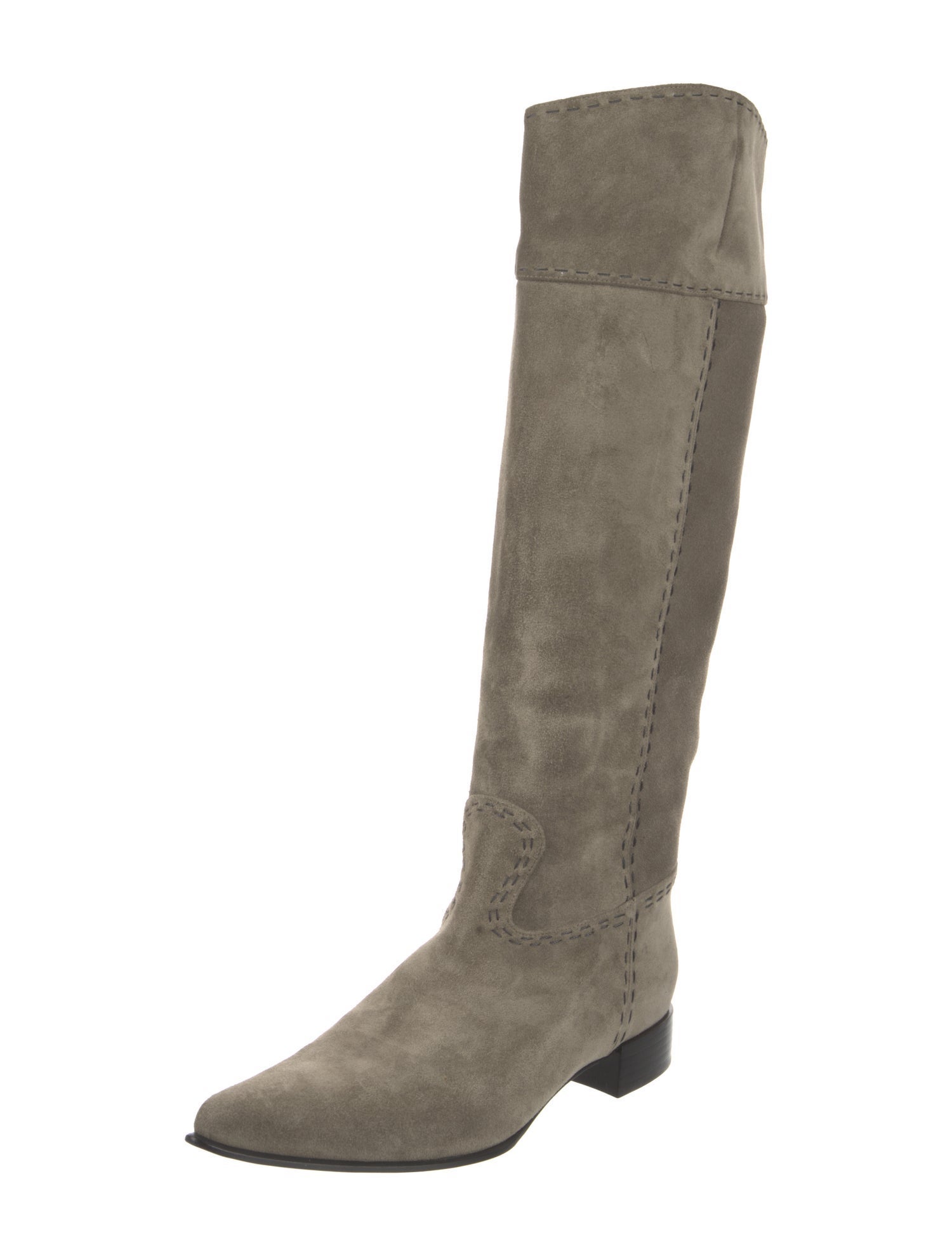 Giorgio Armani Suede Riding Boots