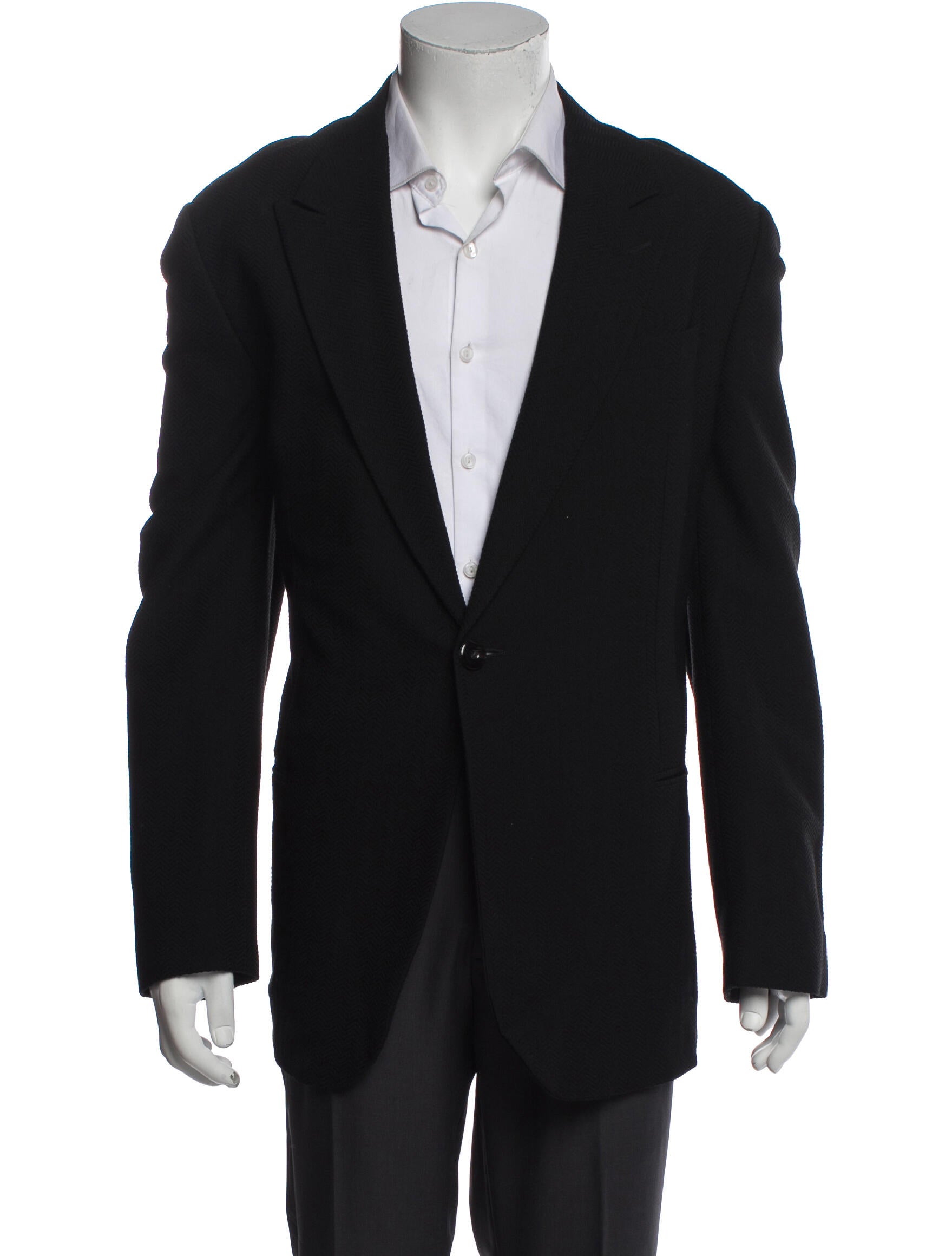 Giorgio Armani Textured Wool Blazer
