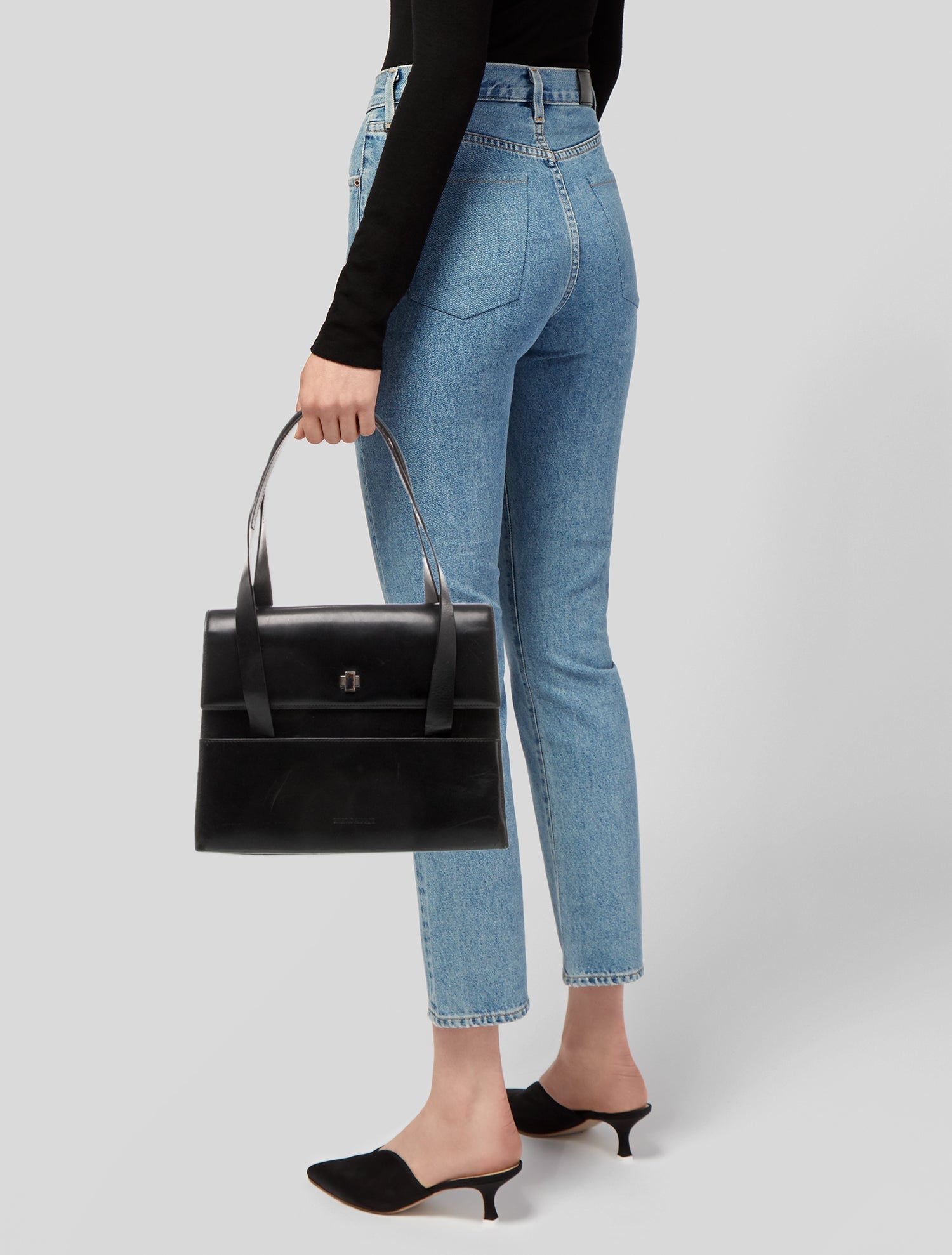 Giorgio Armani Leather Shoulder Bag