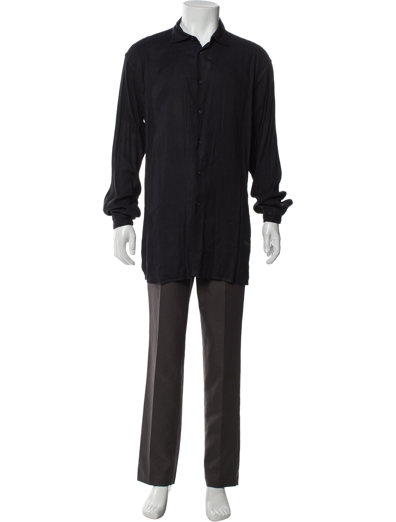 Giorgio Armani Long Sleeve Tuxedo Shirt