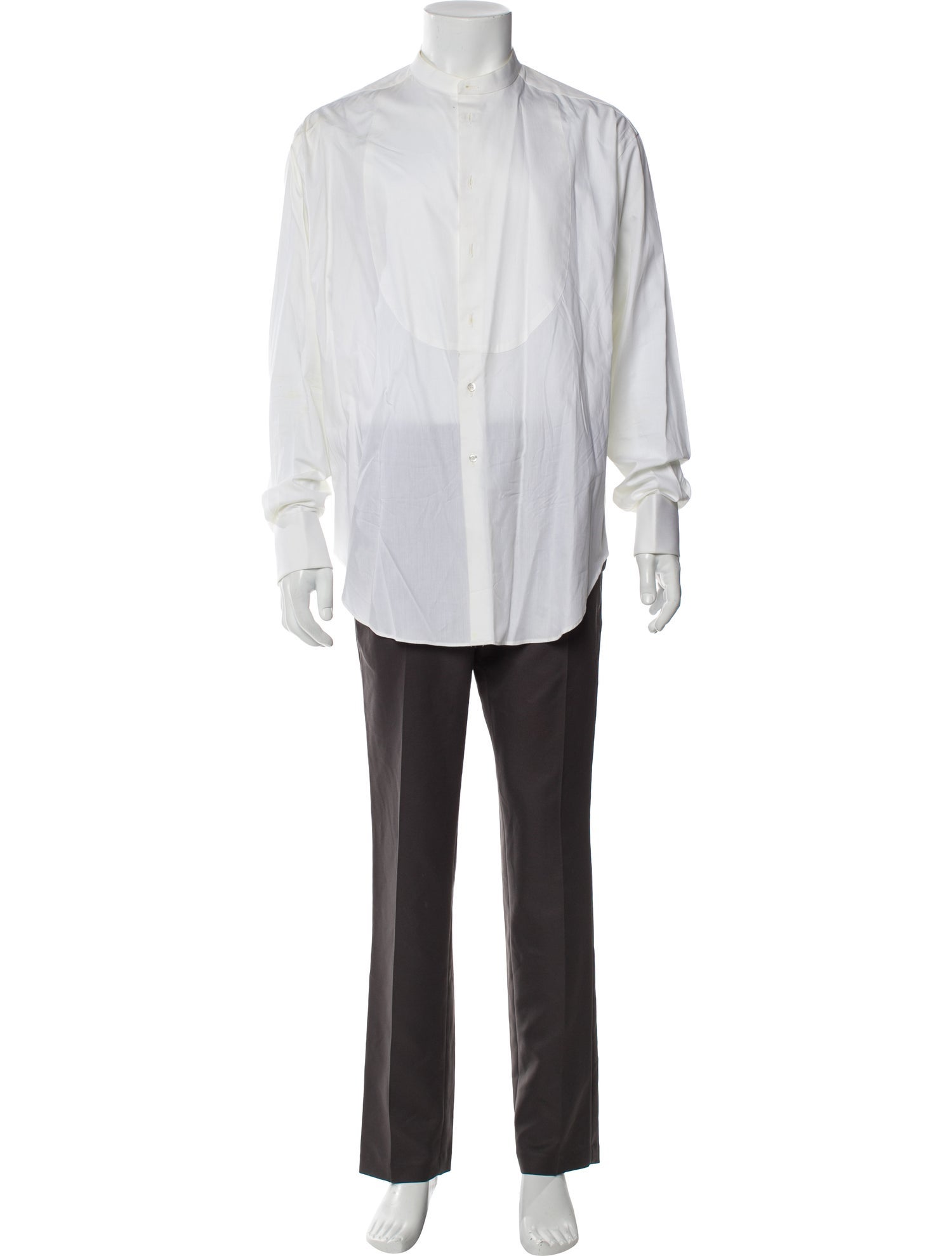 Giorgio Armani Long Sleeve Tuxedo Shirt