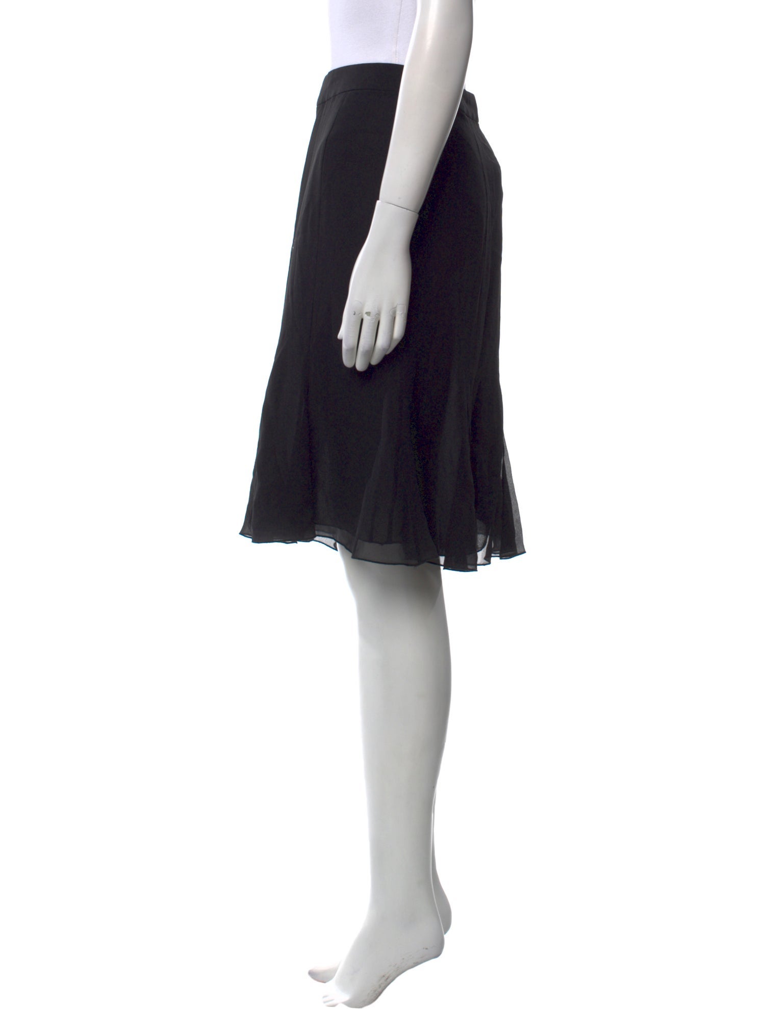 Giorgio Armani Silk Knee-Length Skirt