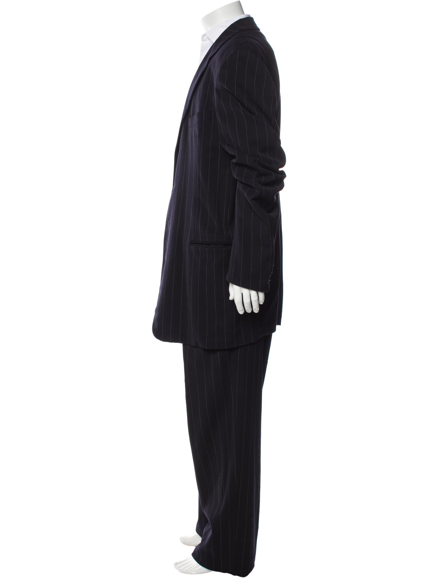 Giorgio Armani Wool Striped Two-Piece Suit