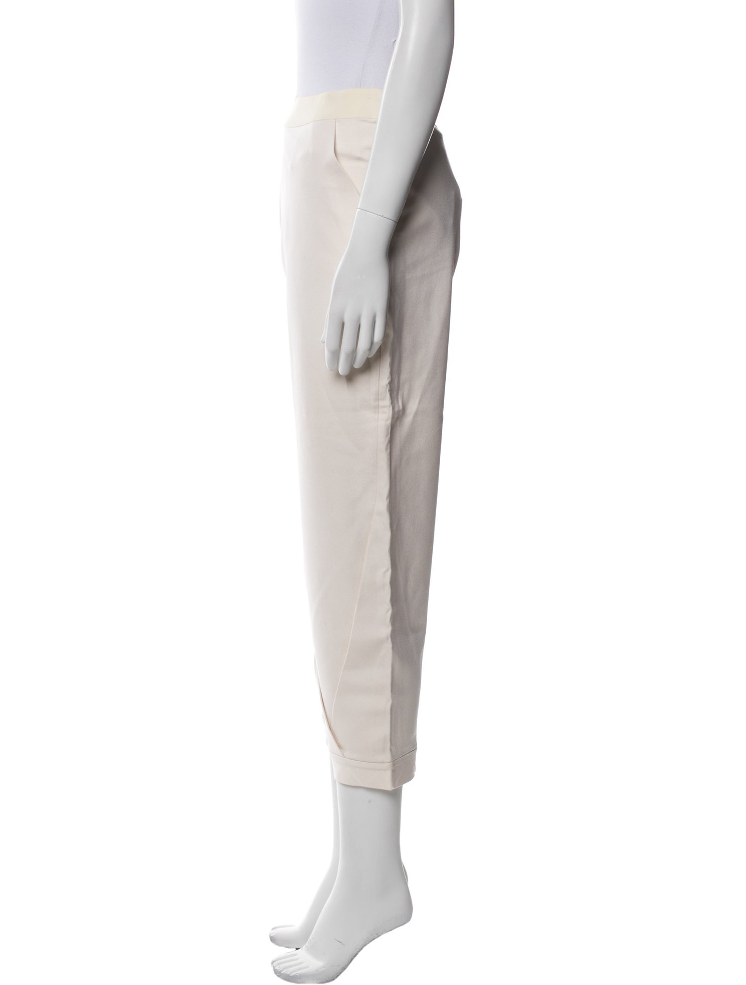 Giorgio Armani Silk Skinny Leg Pants
