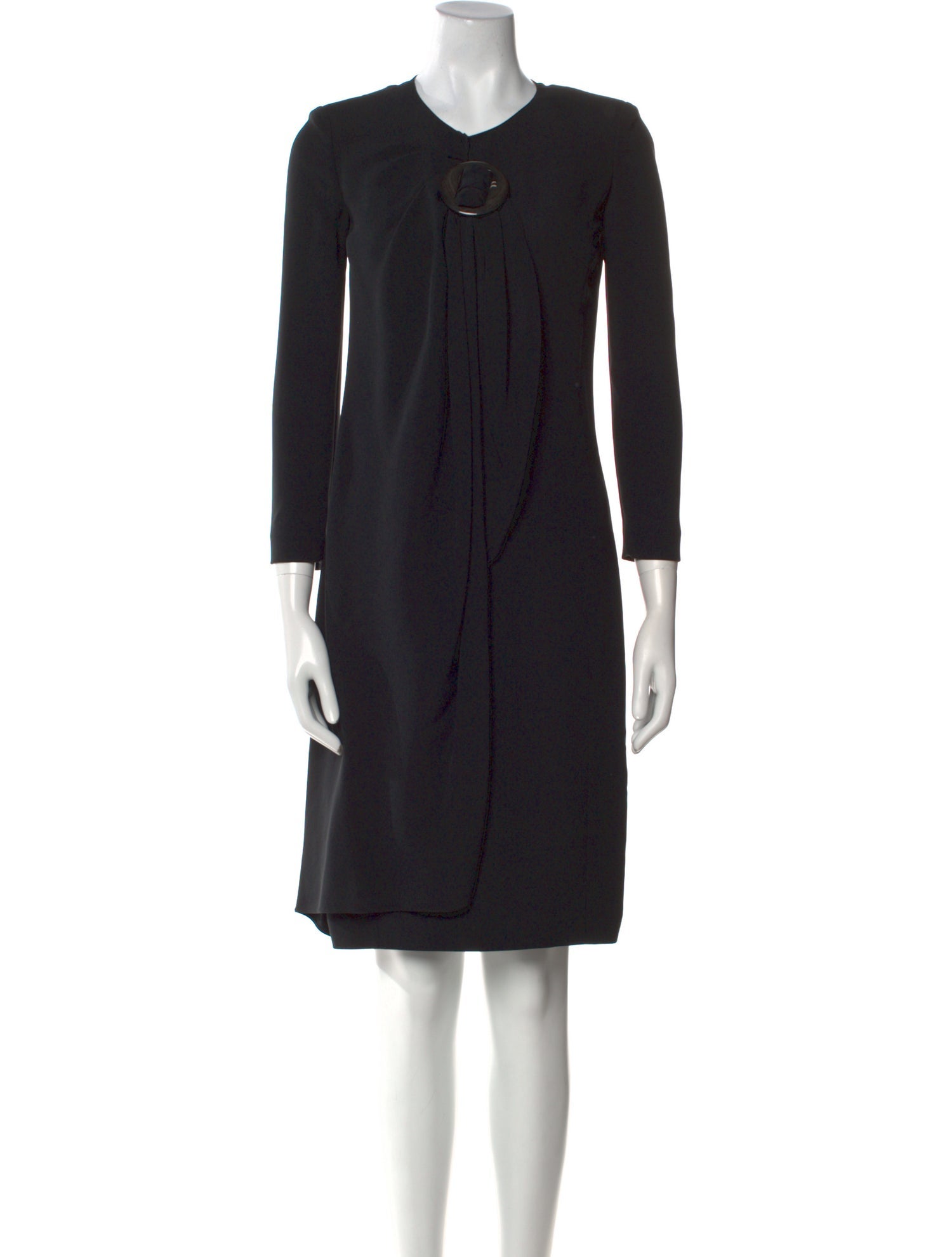Giorgio Armani Crew Neck Knee-Length Dress w/ Tags