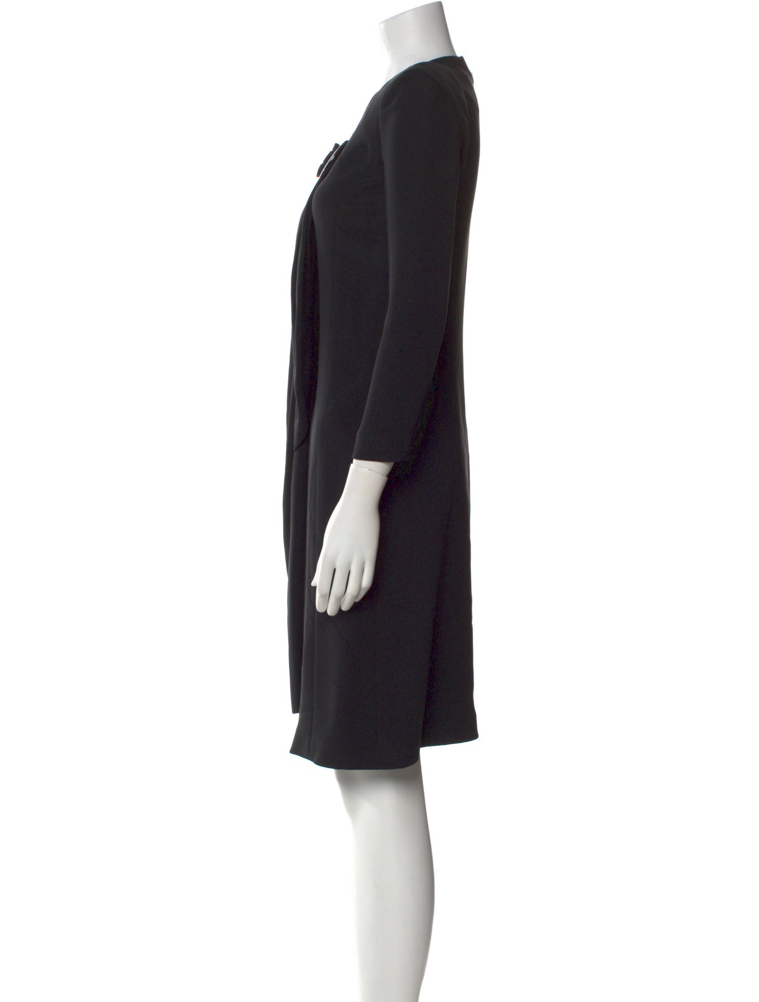 Giorgio Armani Crew Neck Knee-Length Dress w/ Tags