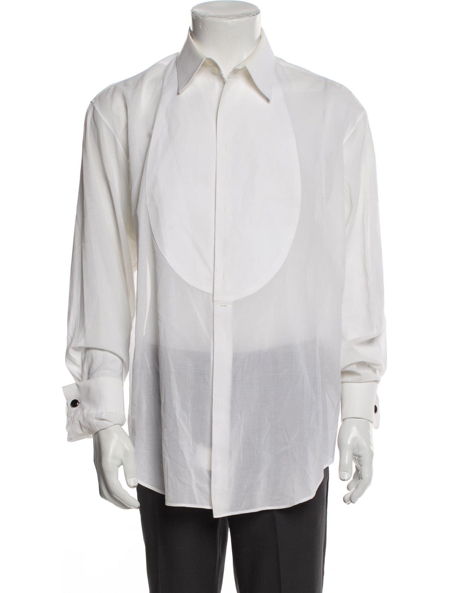 Giorgio Armani Long Sleeve Tuxedo Shirt