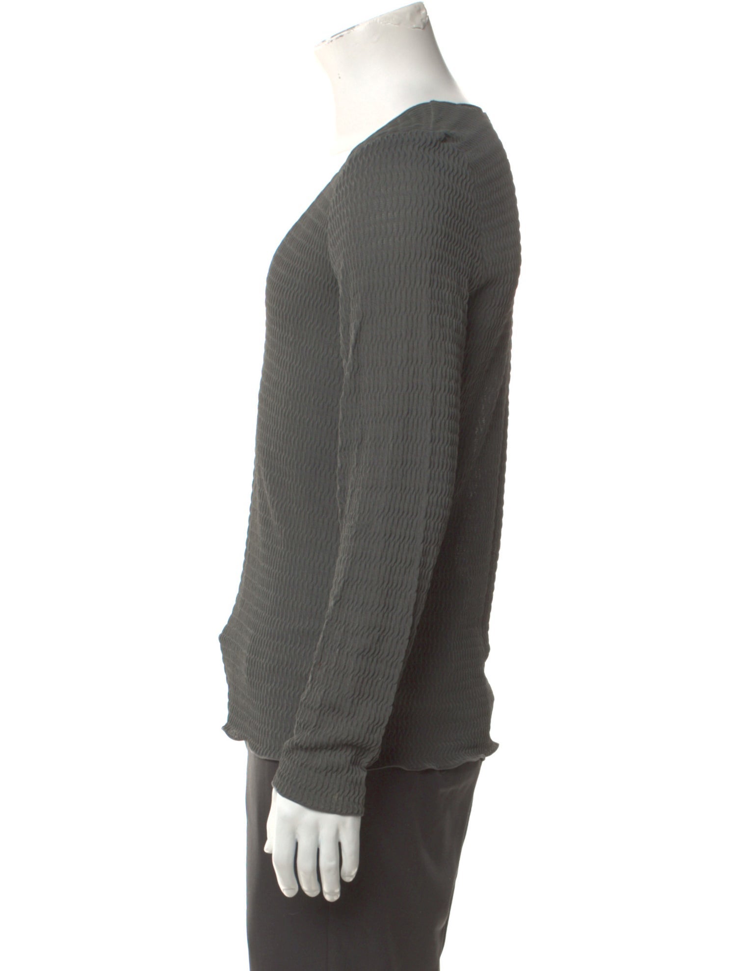 Giorgio Armani V-Neck Long Sleeve Top