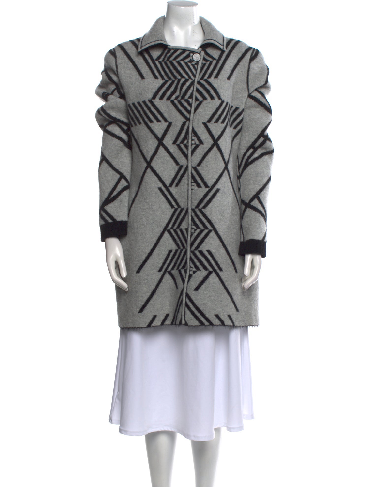 Giorgio Armani 2022 Fantasia Reversible Peacoat