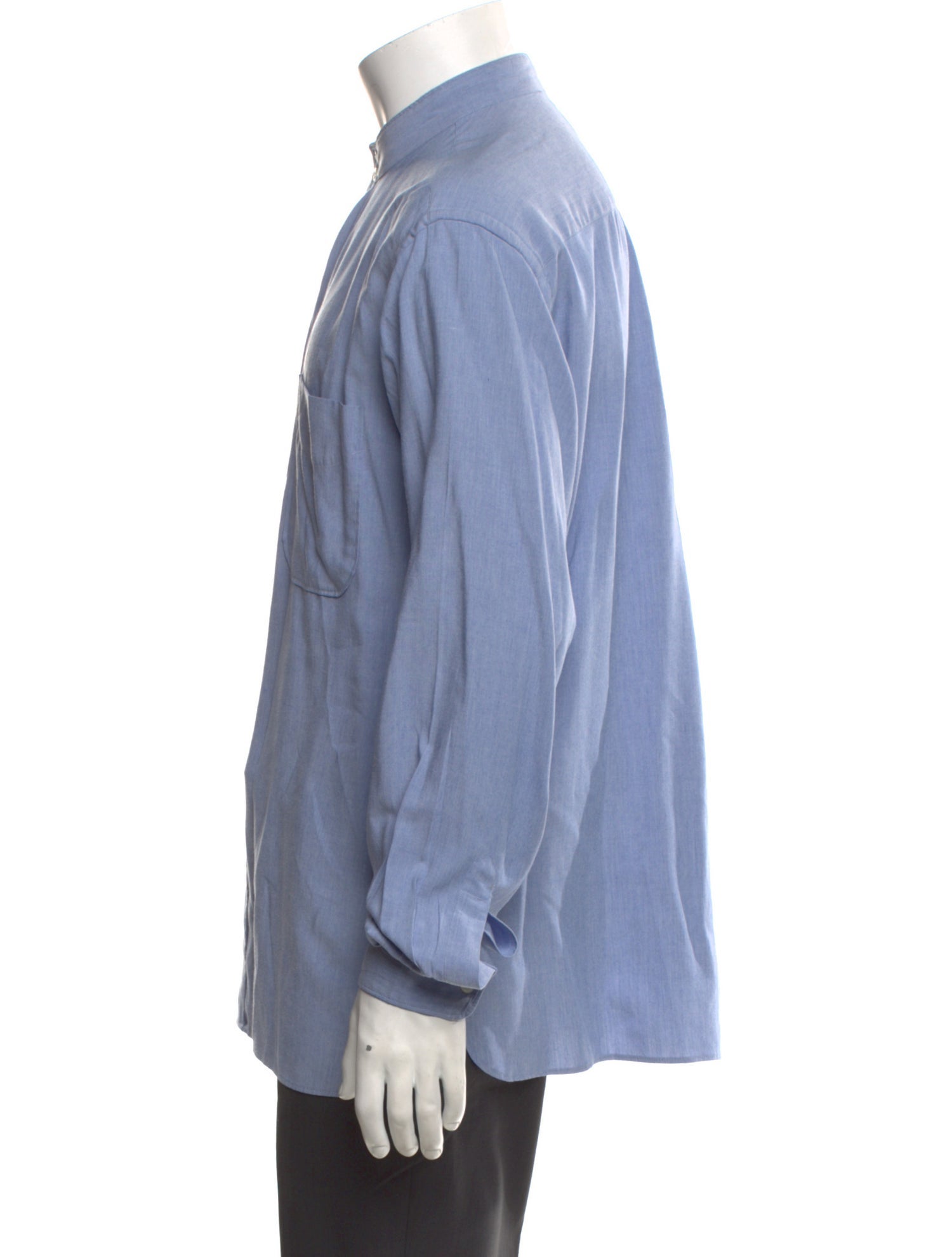 Giorgio Armani Striped Long Sleeve Dress Shirt