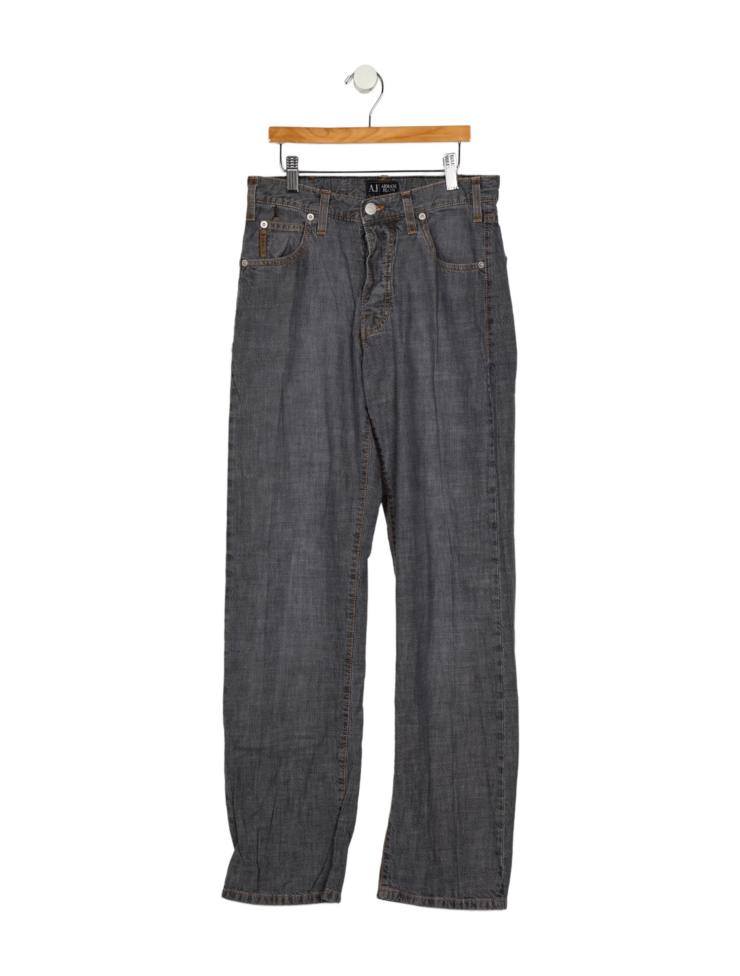 Armani Jeans Mid-Rise Straight Leg Jeans
