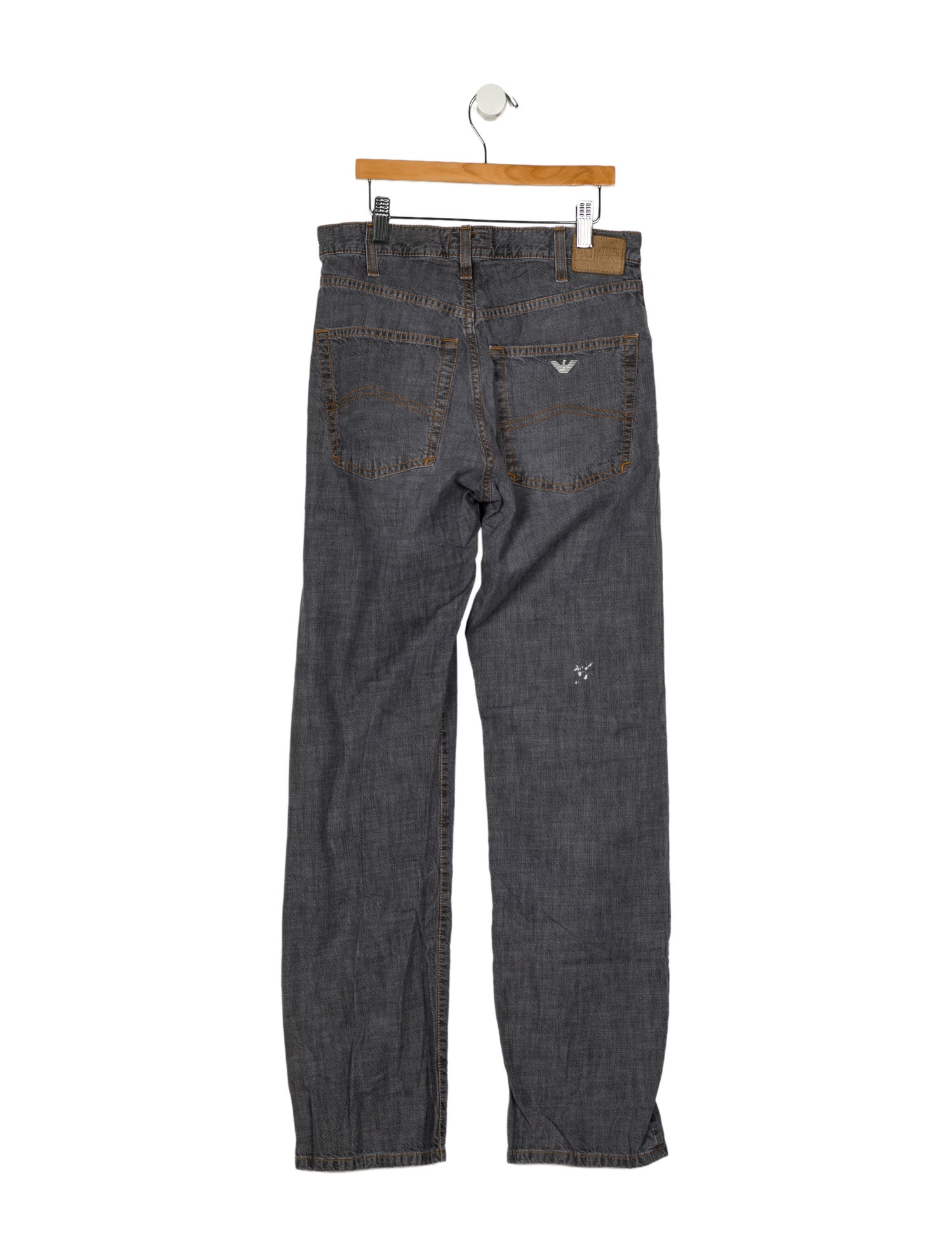 Armani Jeans Mid-Rise Straight Leg Jeans