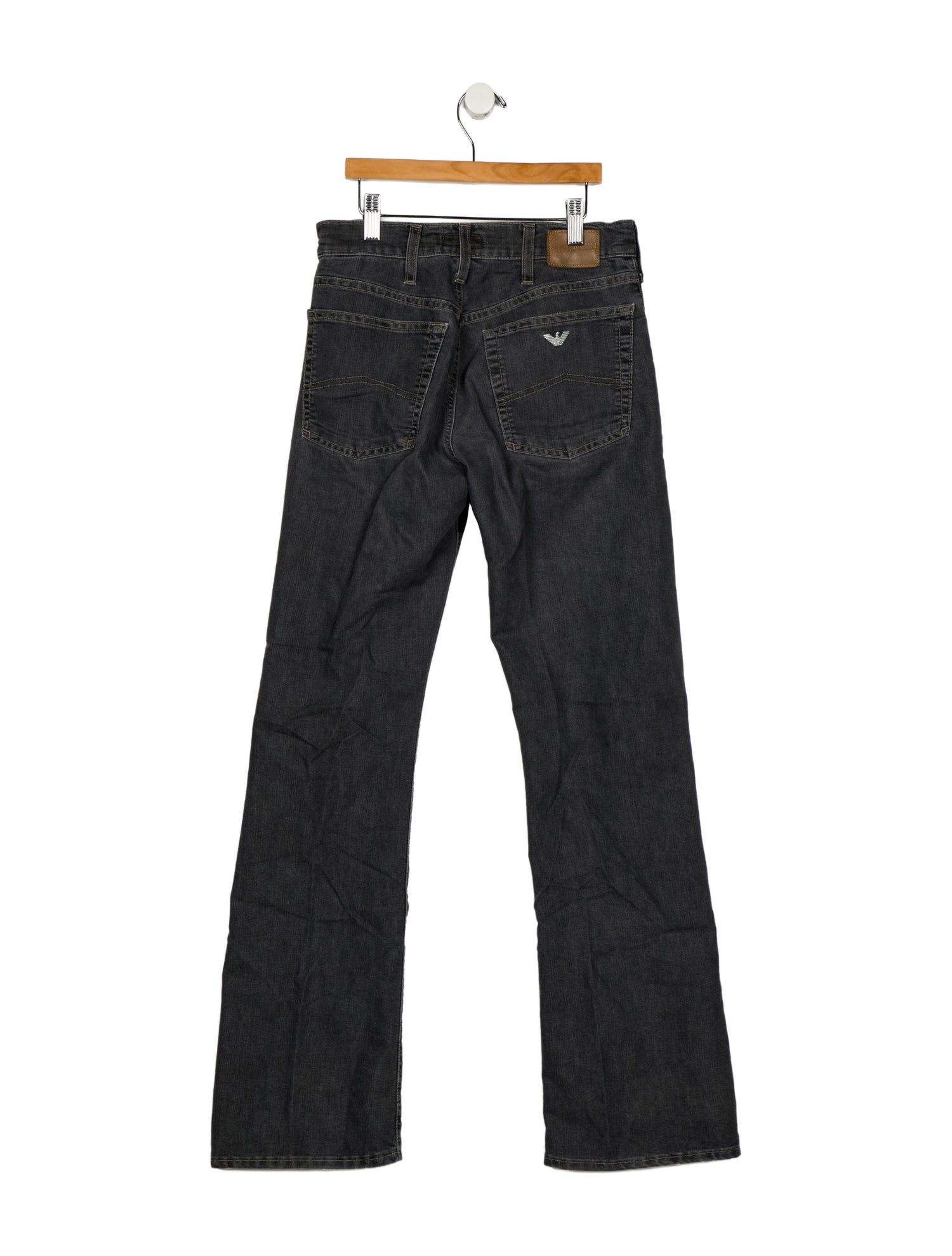 Armani Jeans Mid-Rise Wide Leg Jeans