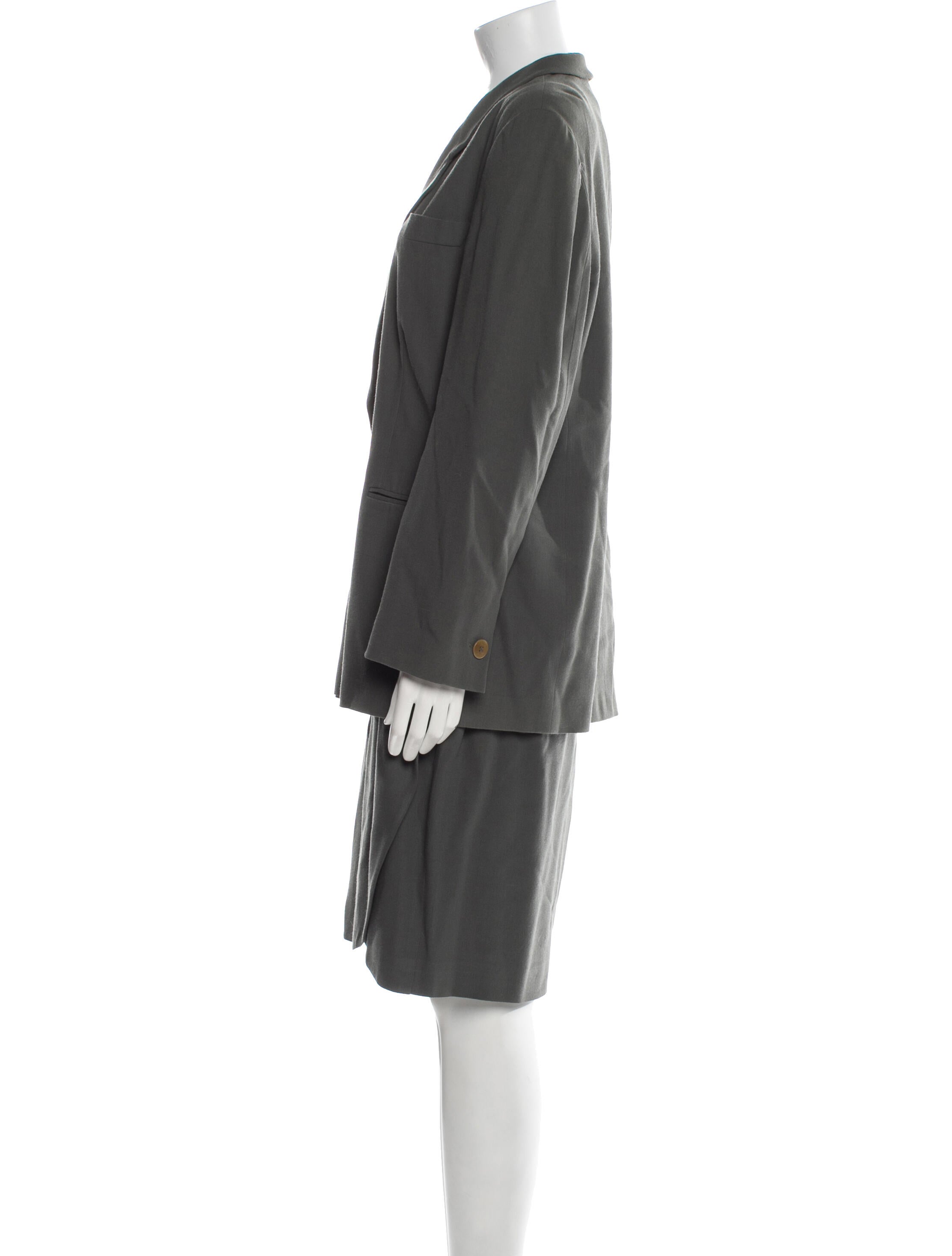 Giorgio Armani Wool Skirt Suit
