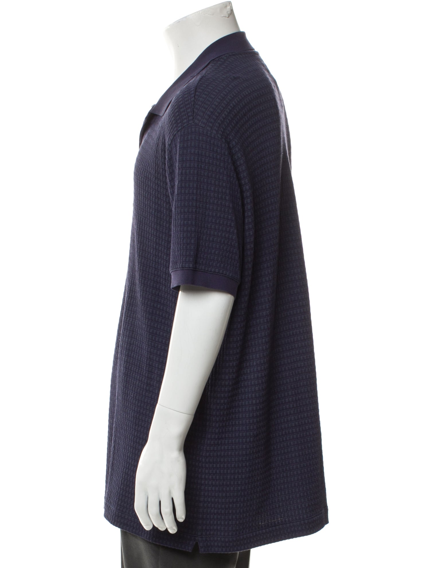 Giorgio Armani Collar Short Sleeve Polo Shirt