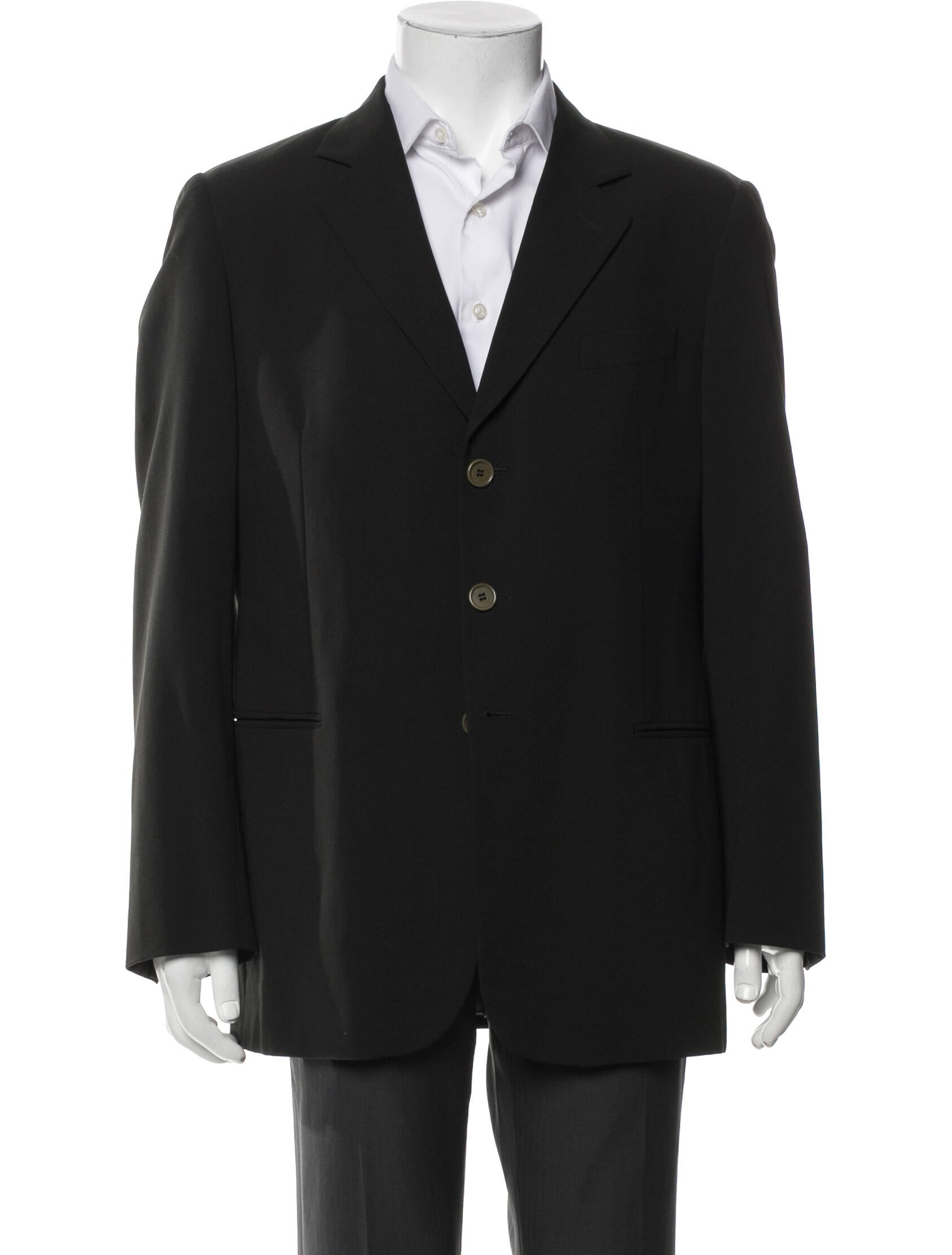 Giorgio Armani Wool Peacoat