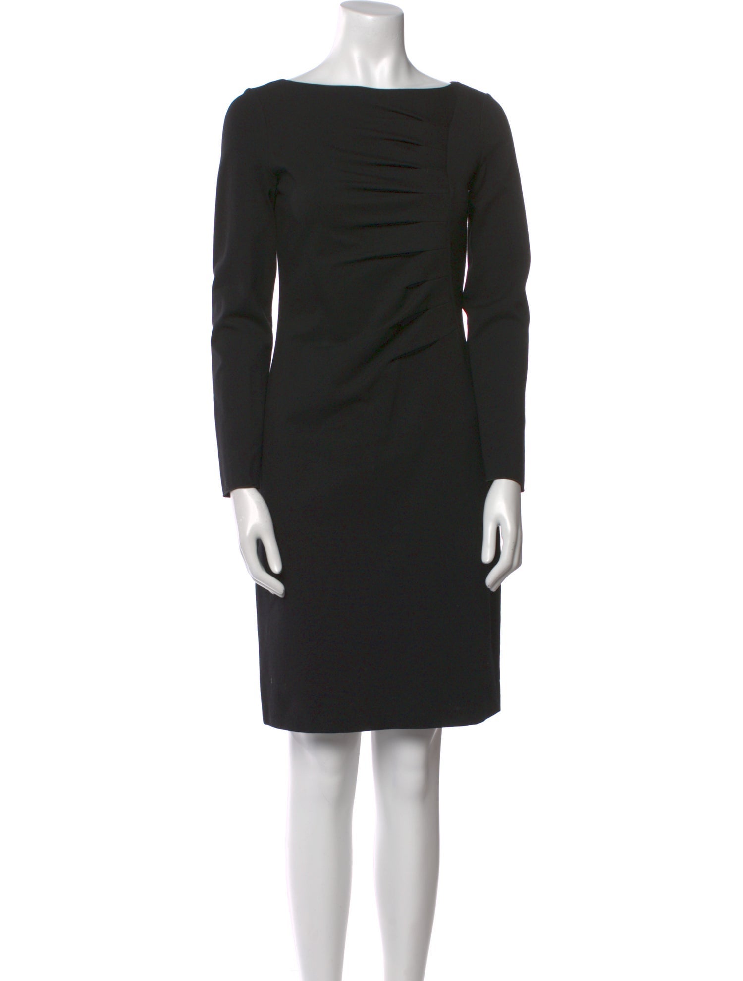 Giorgio Armani Bateau Neckline Mini Dress