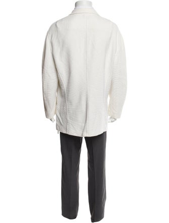 Giorgio Armani Open Front Long Sleeve Cardigan