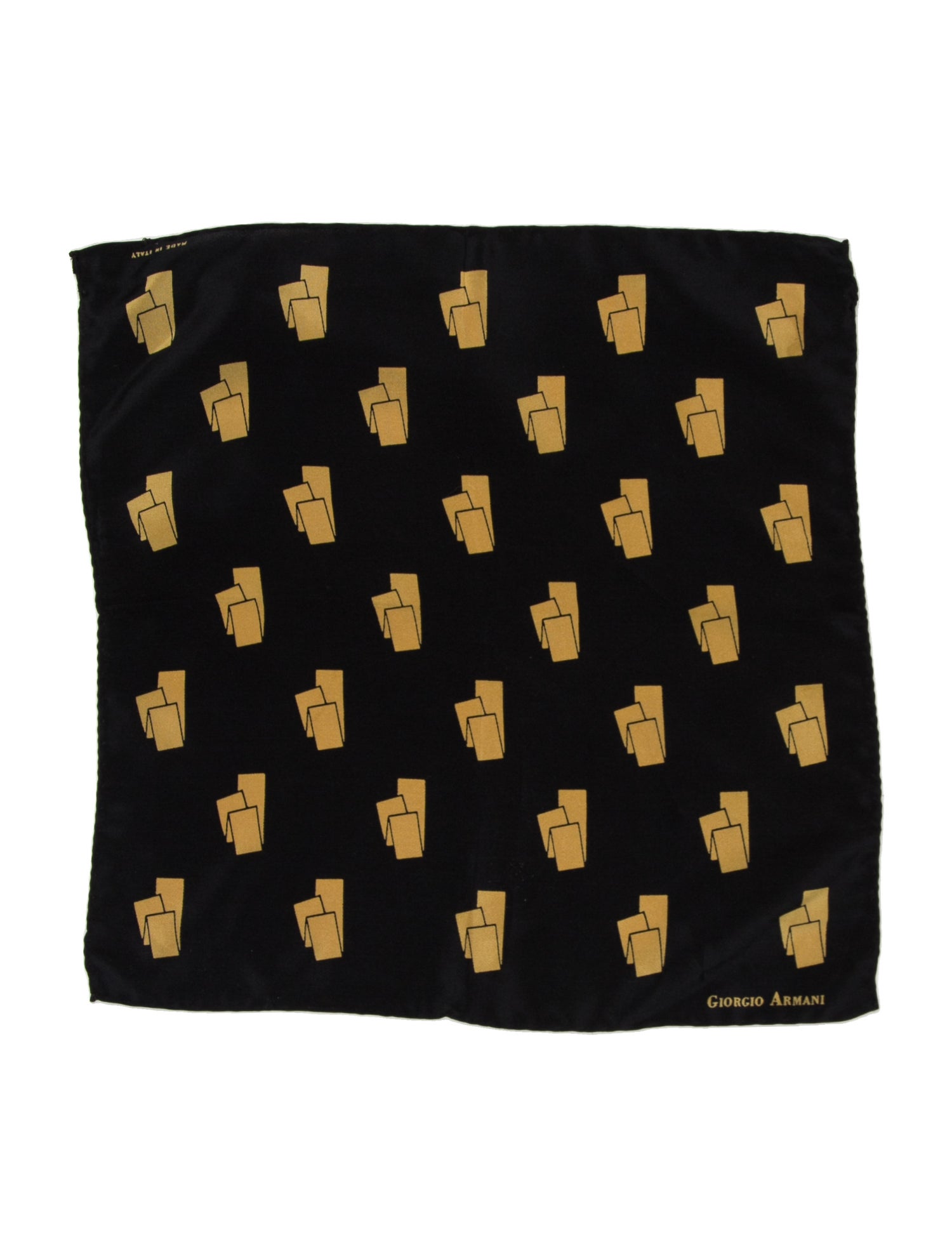 Giorgio Armani Silk Floral Print Scarf