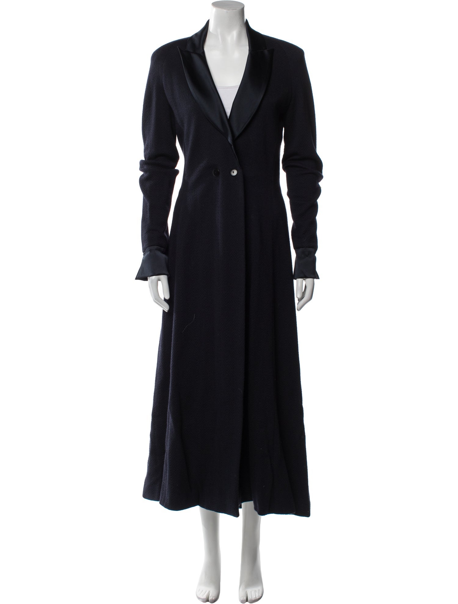 Giorgio Armani Wool Trench Coat