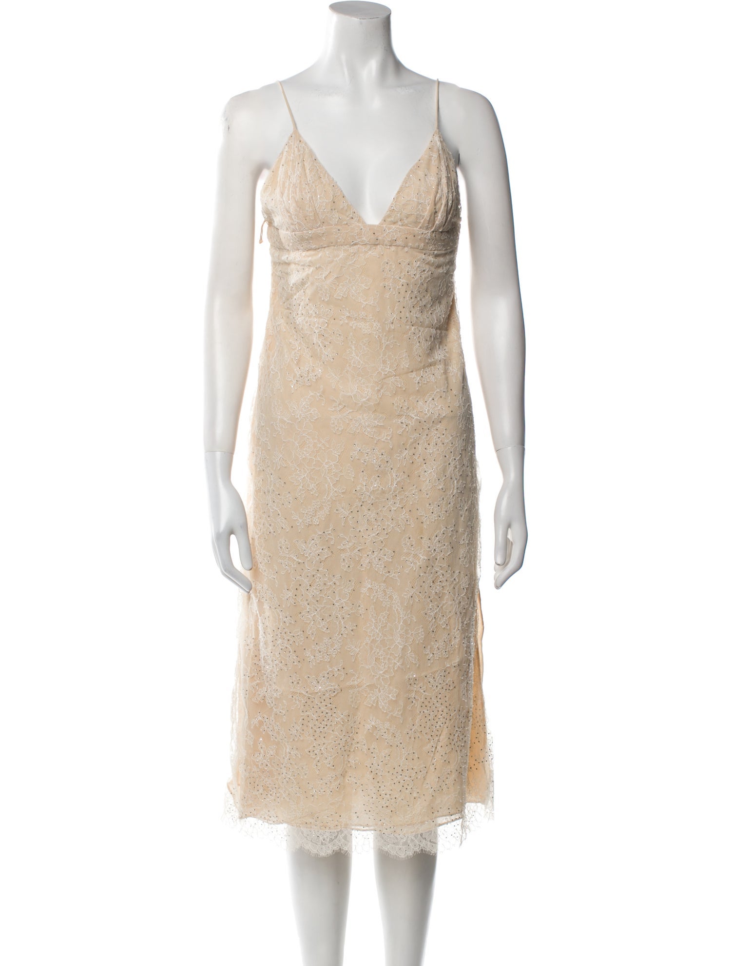 Giorgio Armani Lace Midi Length Dress