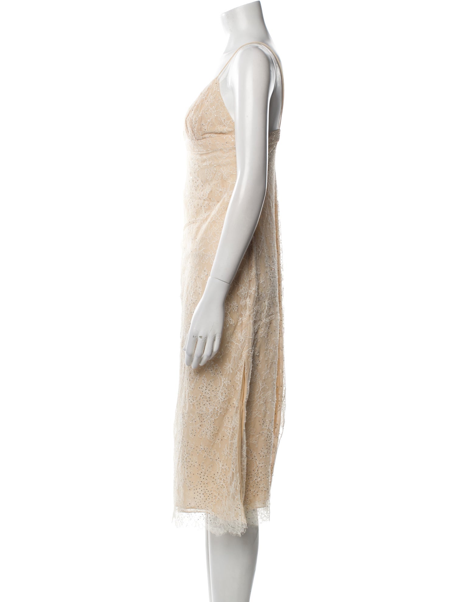 Giorgio Armani Lace Midi Length Dress