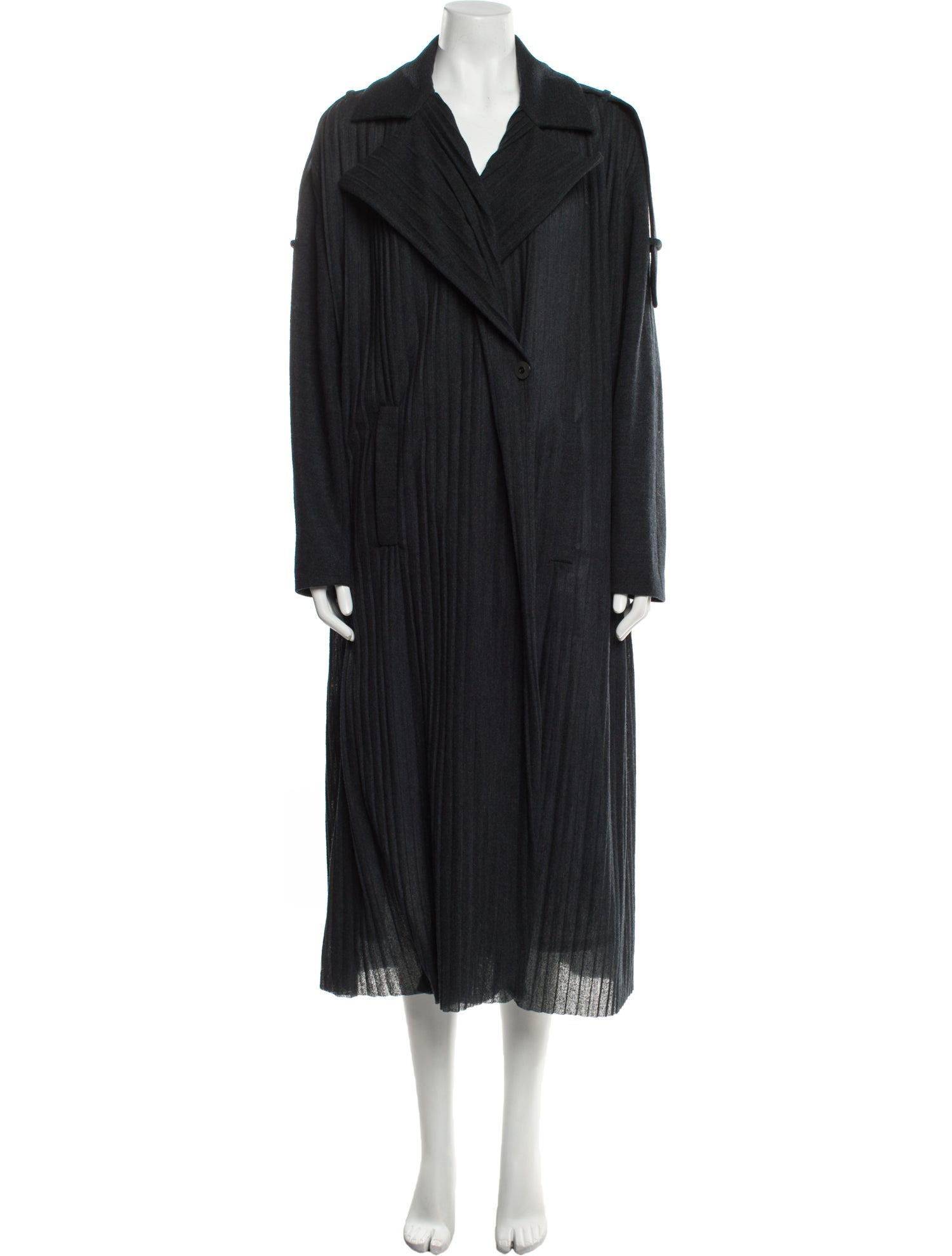 Giorgio Armani Virgin Wool Trench Coat