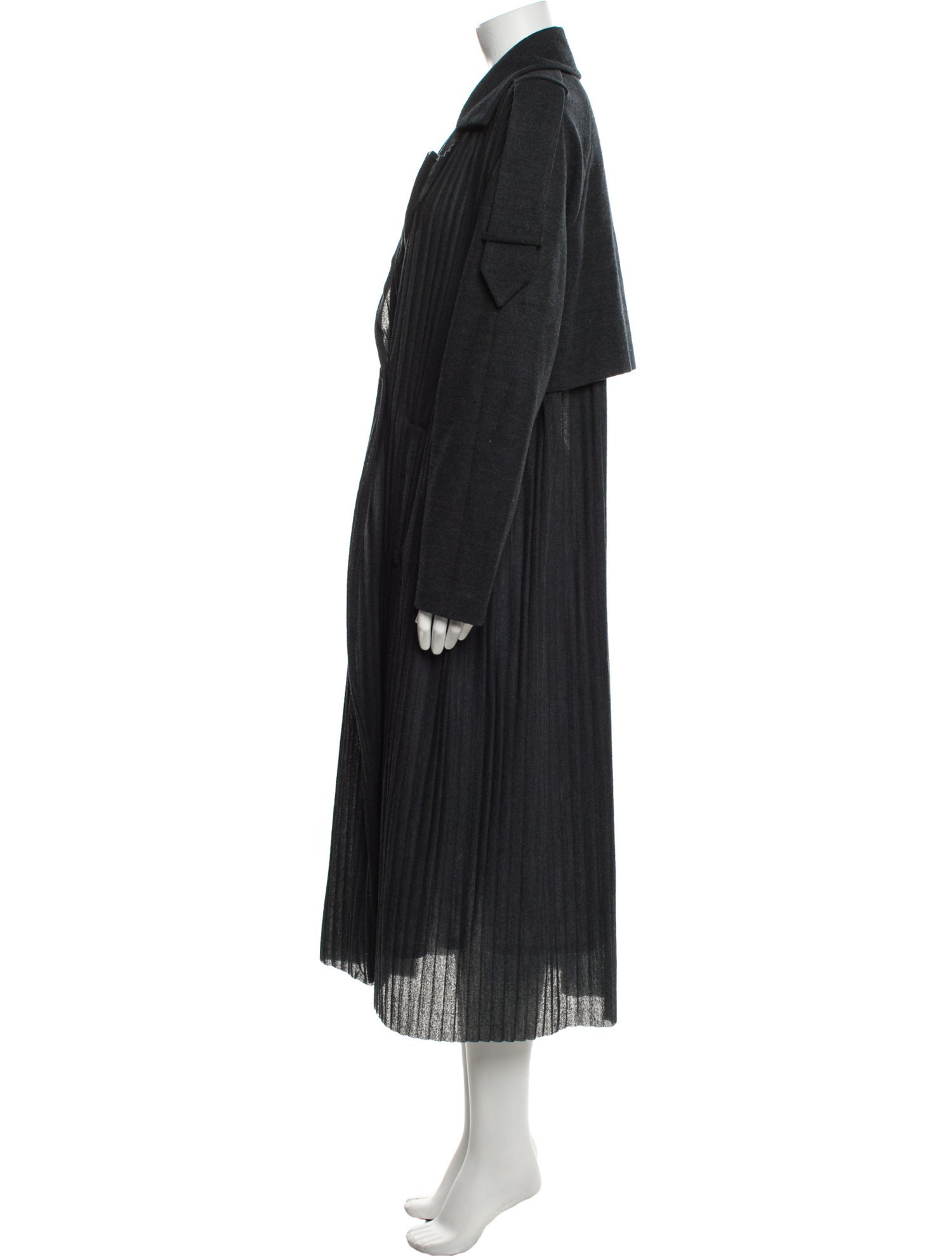 Giorgio Armani Virgin Wool Trench Coat