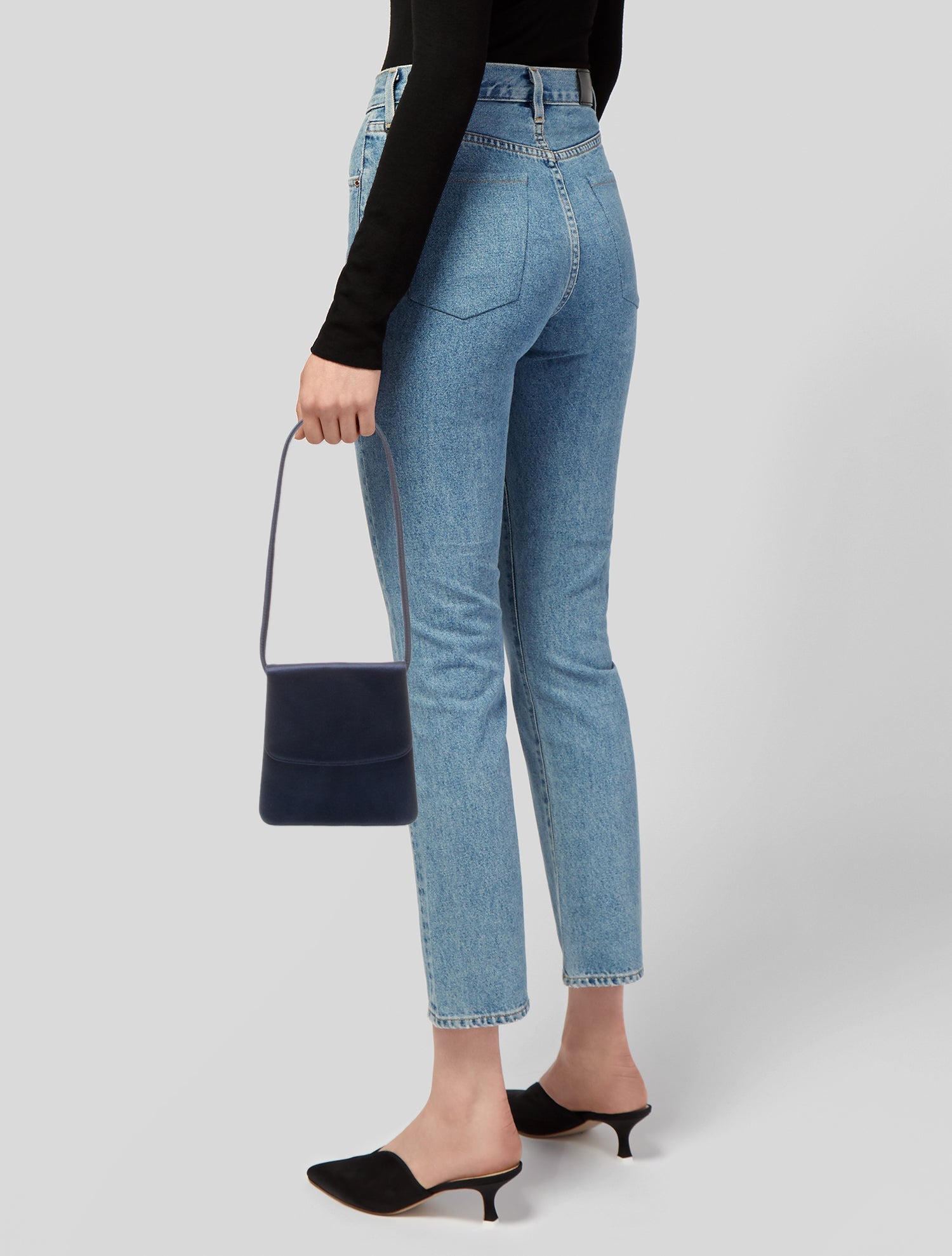 Giorgio Armani Satin Shoulder Bag