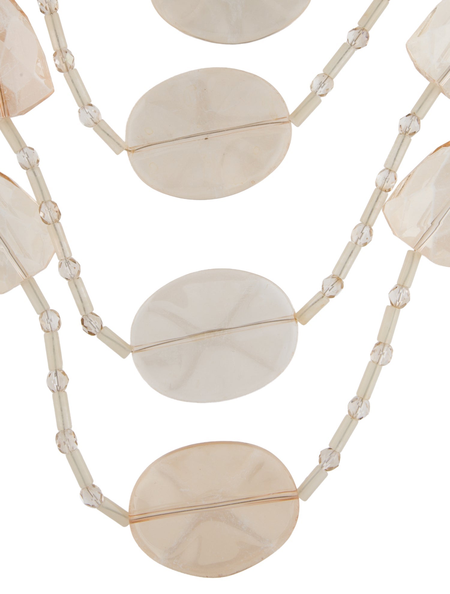 Giorgio Armani Resin & Glass Bead Multistrand Necklace