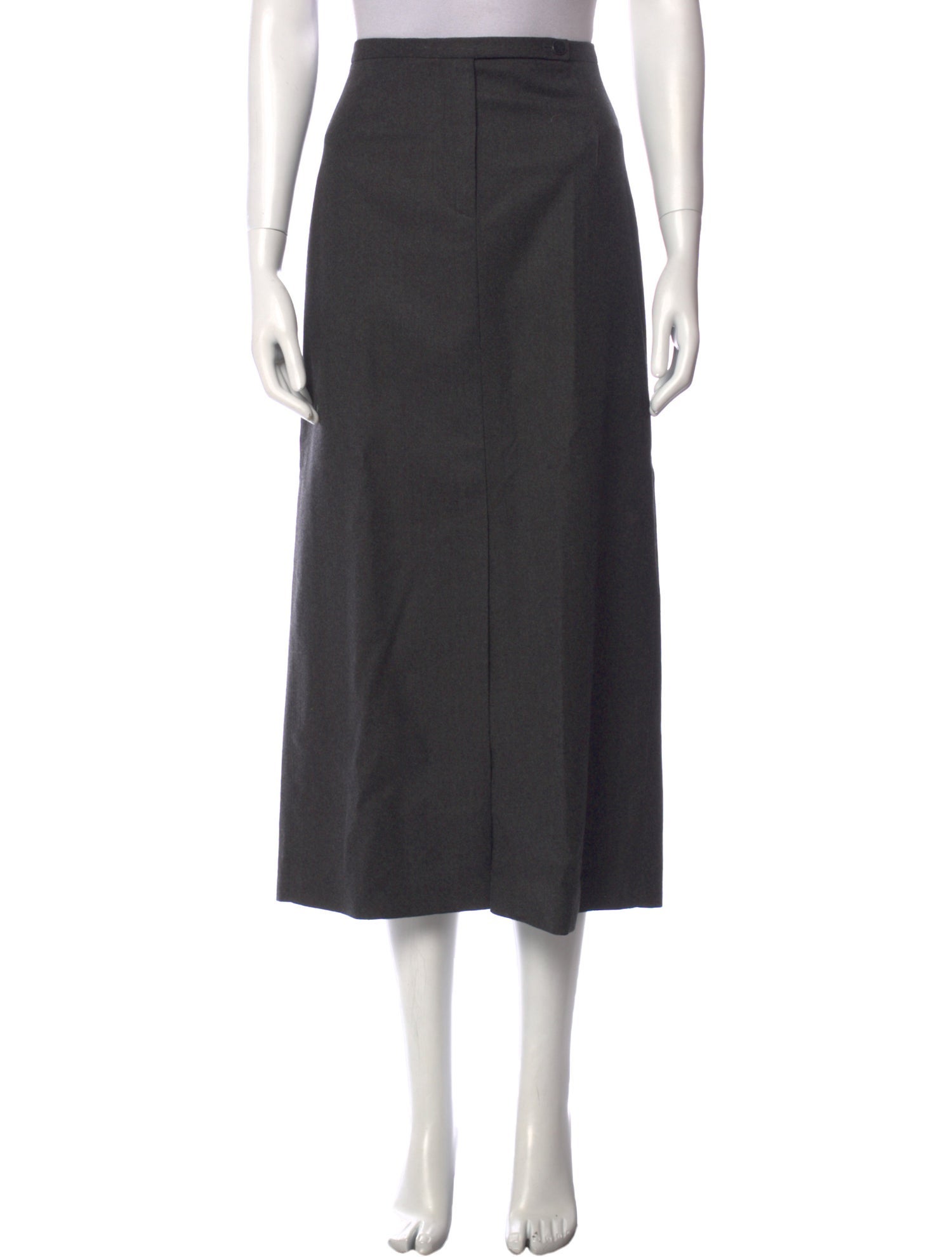 Giorgio Armani Virgin Wool Midi Length Skirt
