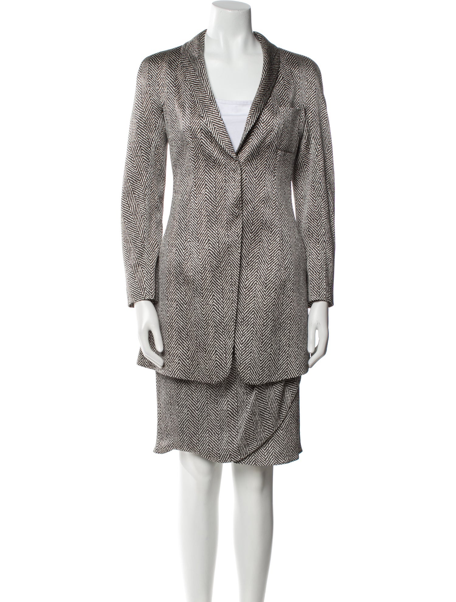 Giorgio Armani Printed Skirt Set