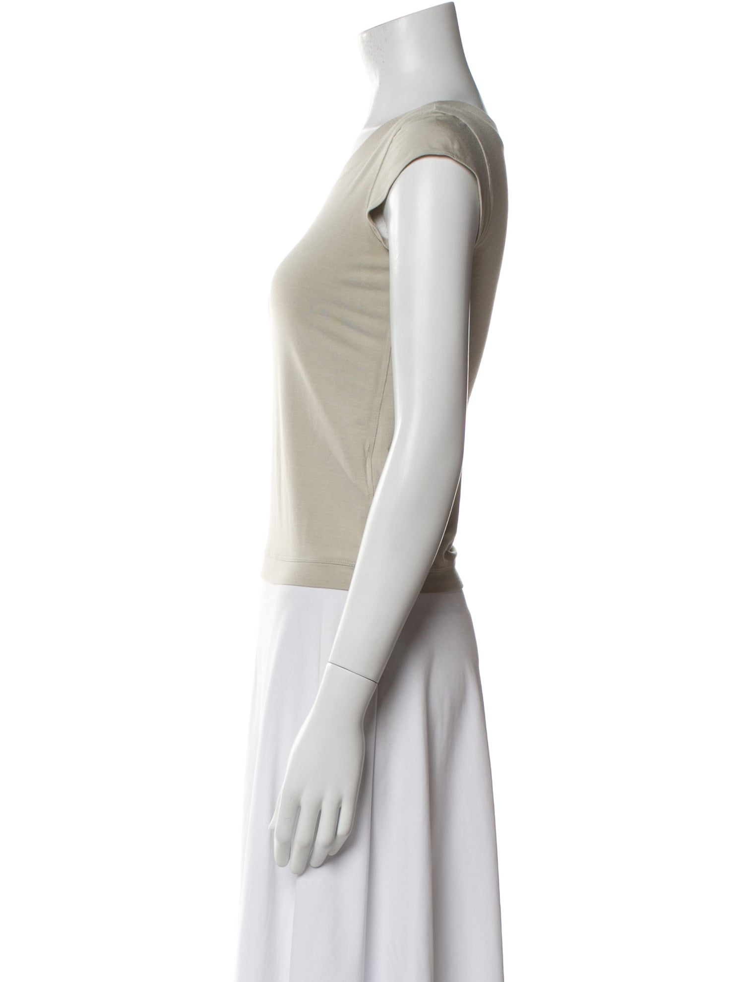 Giorgio Armani Scoop Neck Sleeveless Top