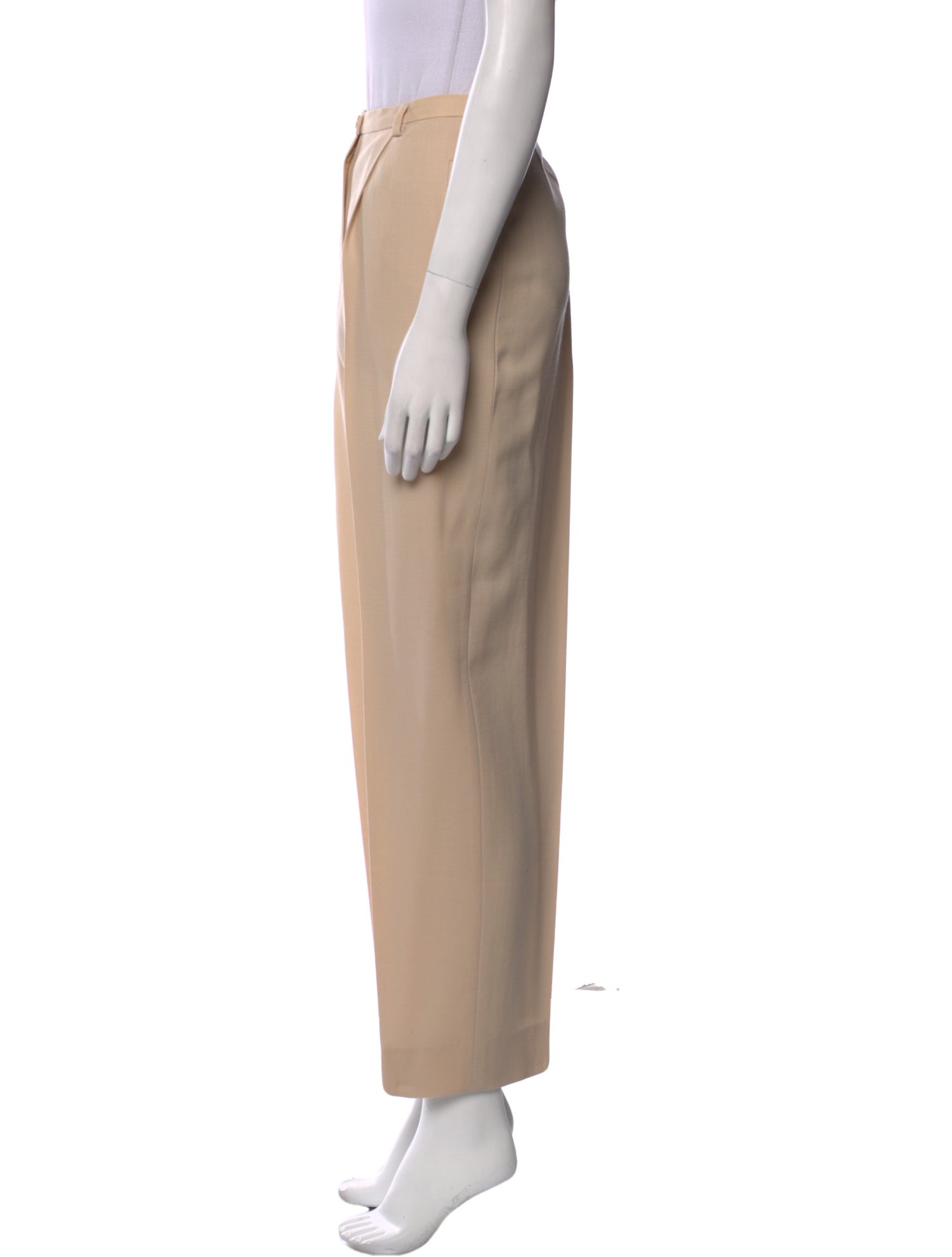 Giorgio Armani Wool Straight Leg Pants