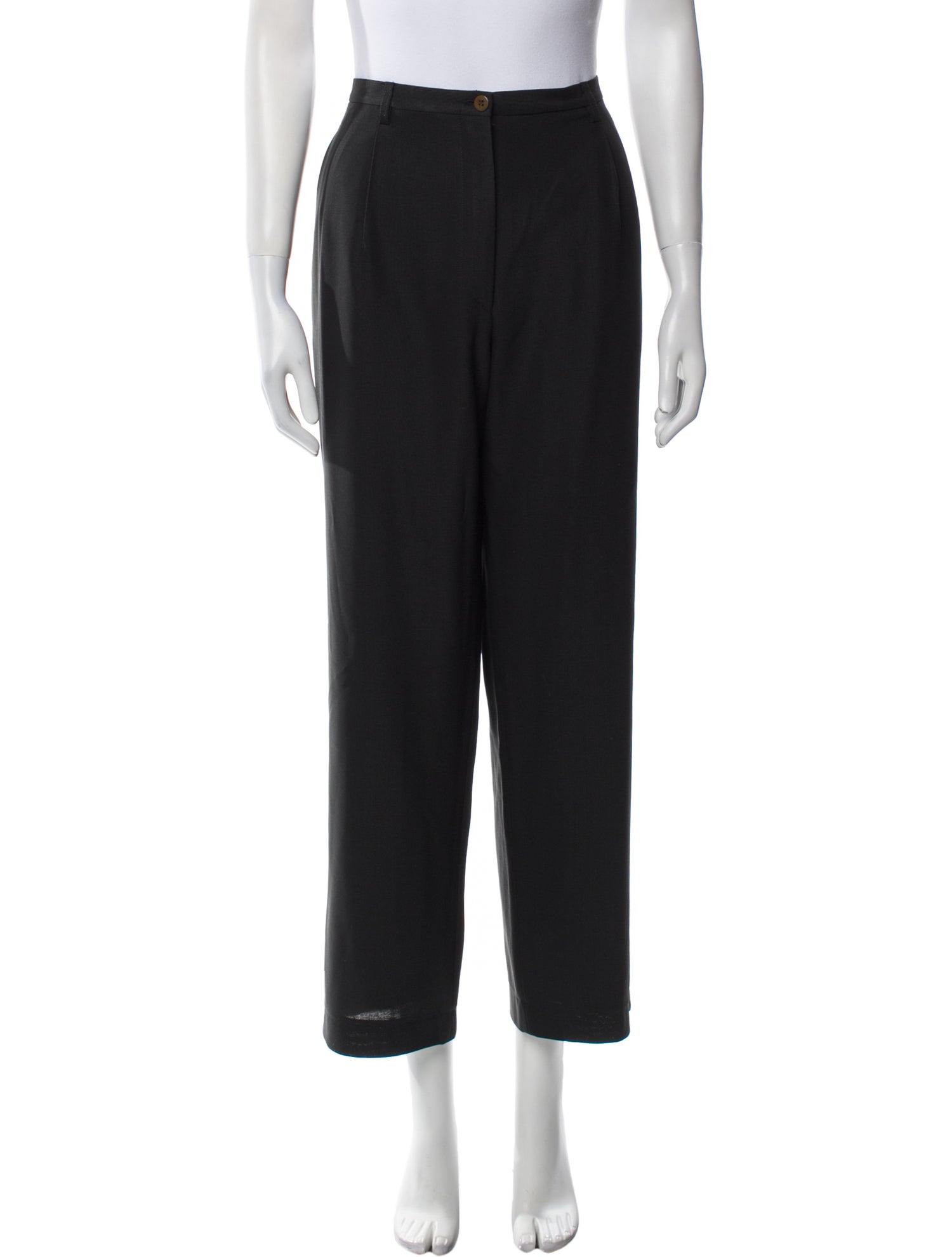 Giorgio Armani Virgin Wool Wide Leg Pants