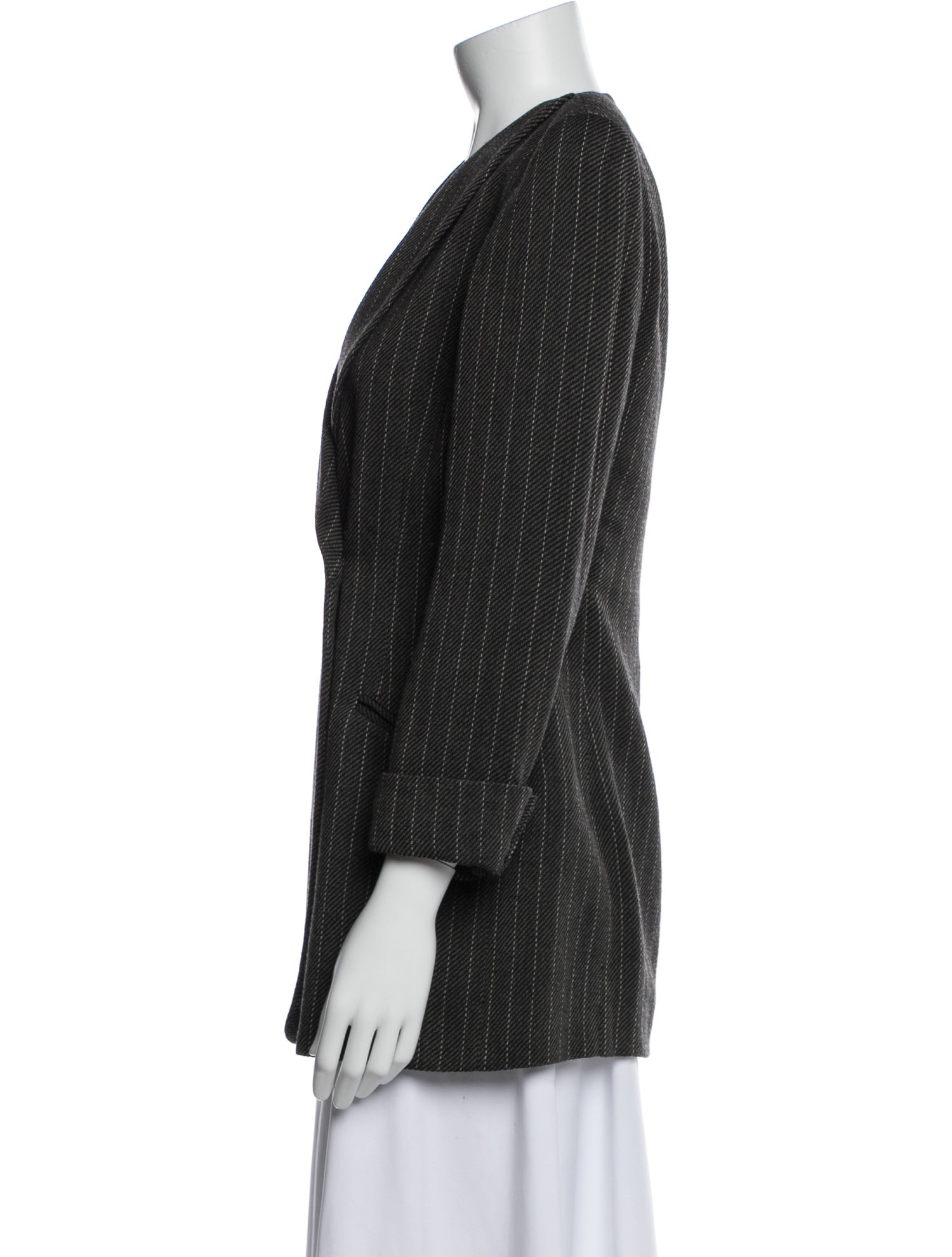 Giorgio Armani Wool Striped Blazer