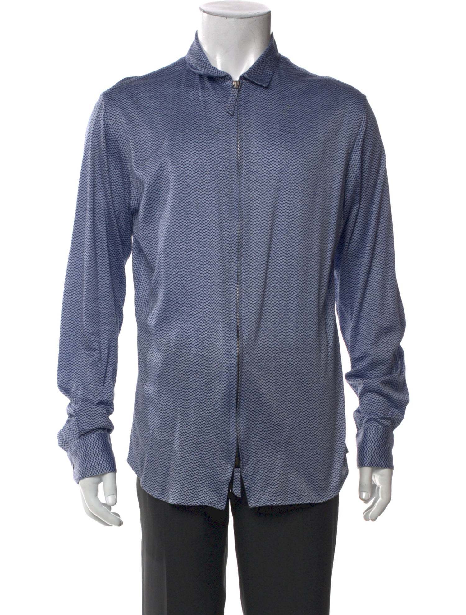 Giorgio Armani Printed Long Sleeve Dress Shirt