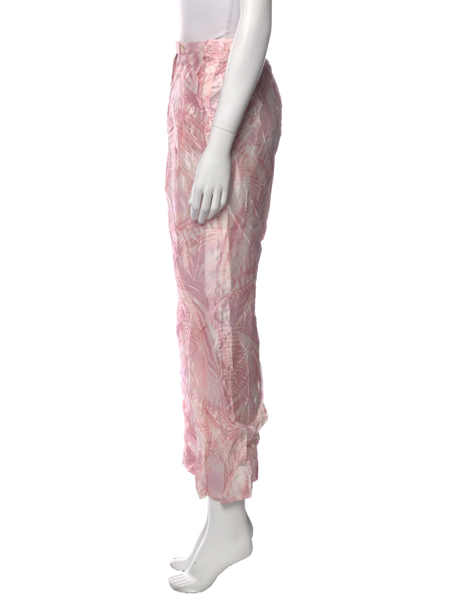 Giorgio Armani Silk Wide Leg Pants