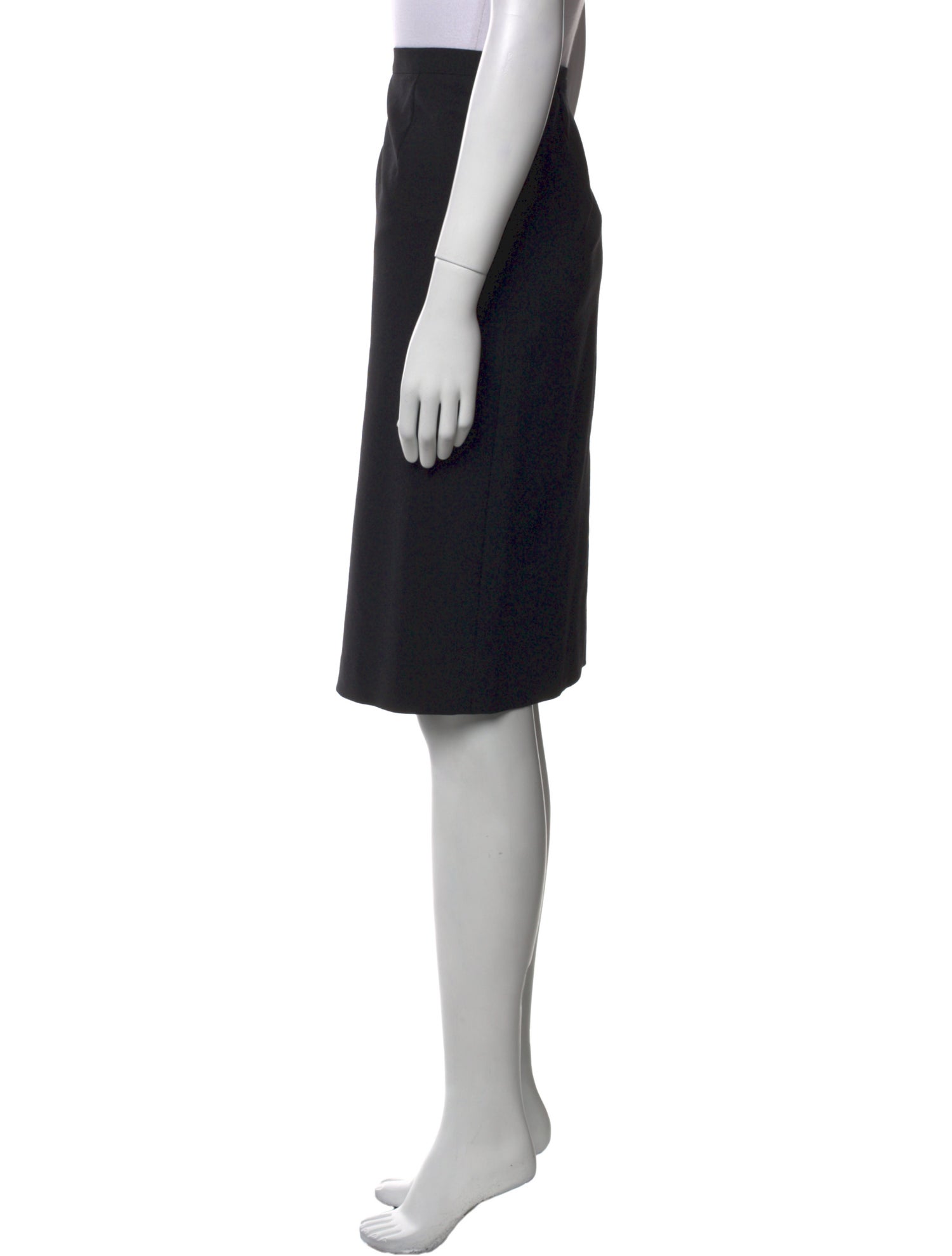 Giorgio Armani Virgin Wool Knee-Length Skirt