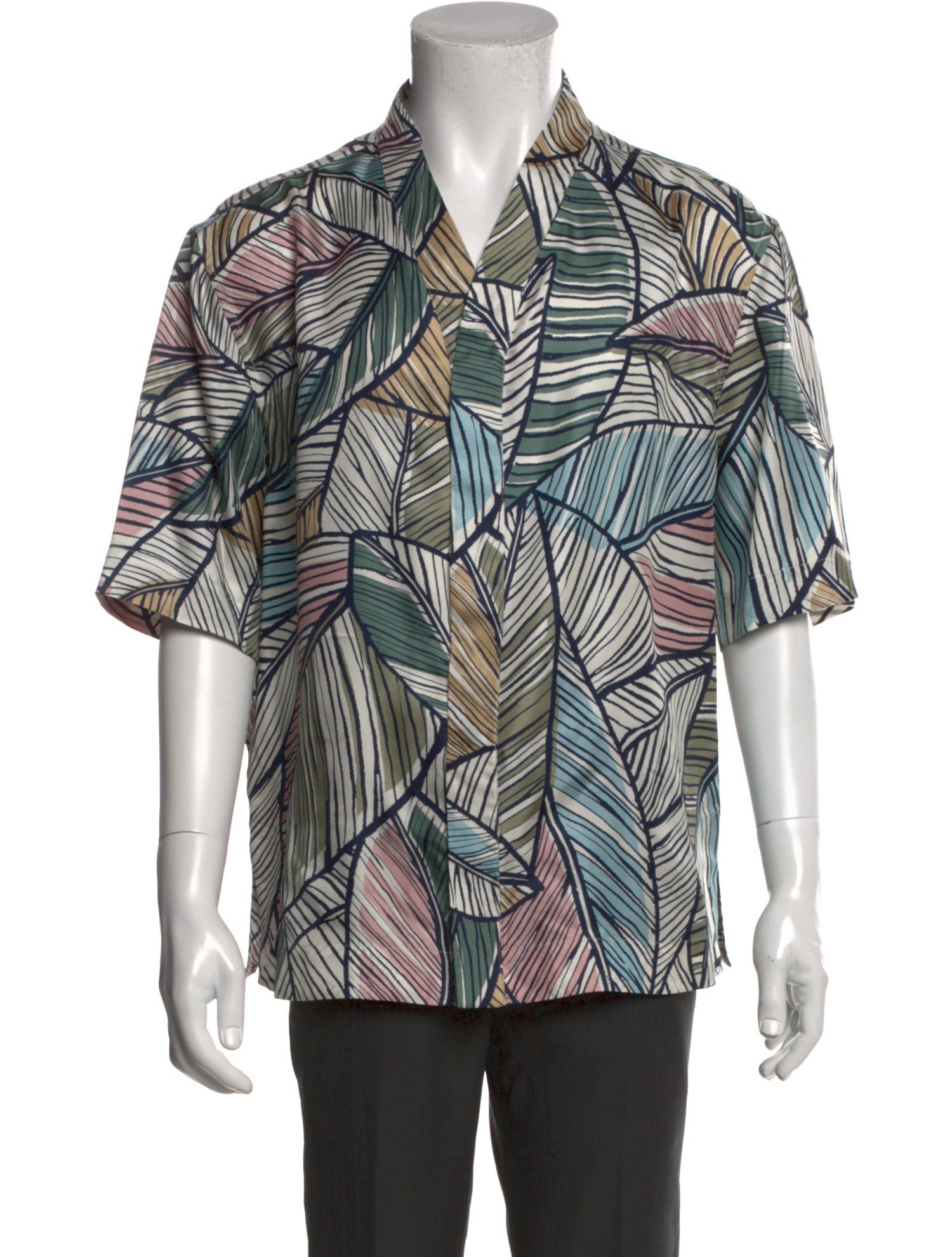 Giorgio Armani Silk Printed Shirt w/ Tags