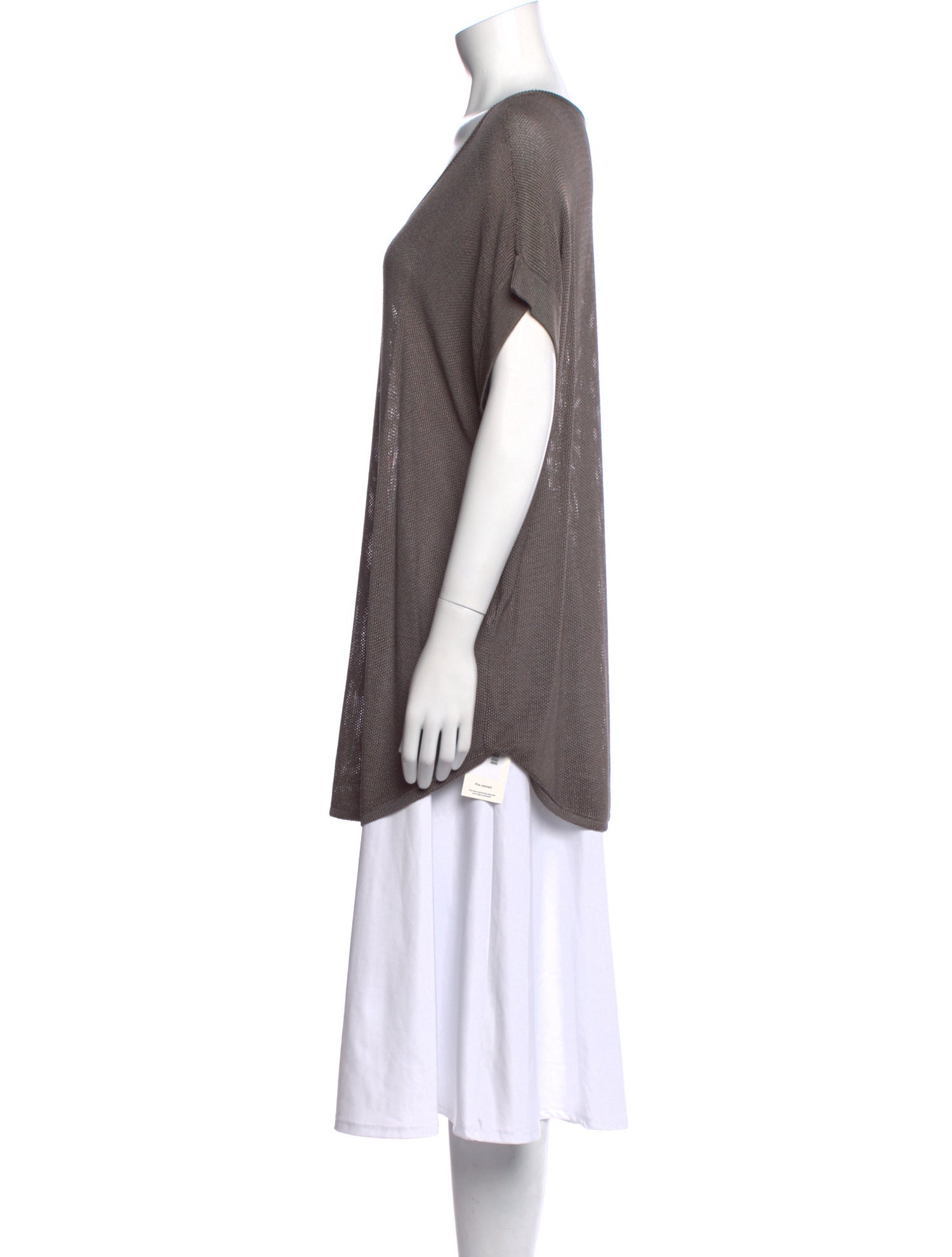 Giorgio Armani Scoop Neck Short Sleeve Tunic