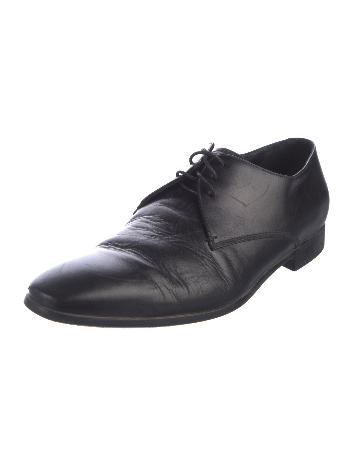 Giorgio Armani Leather Derby Shoes