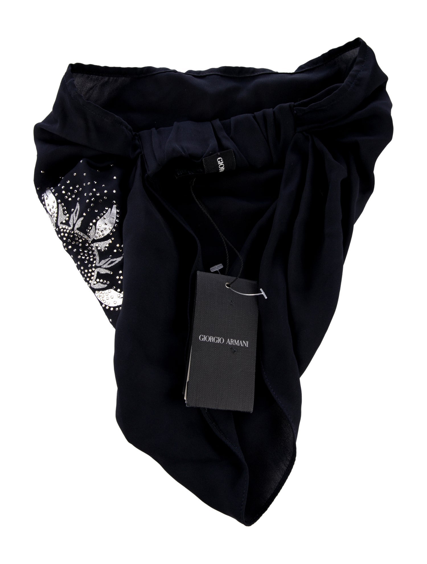 Giorgio Armani womens blue hair accessories