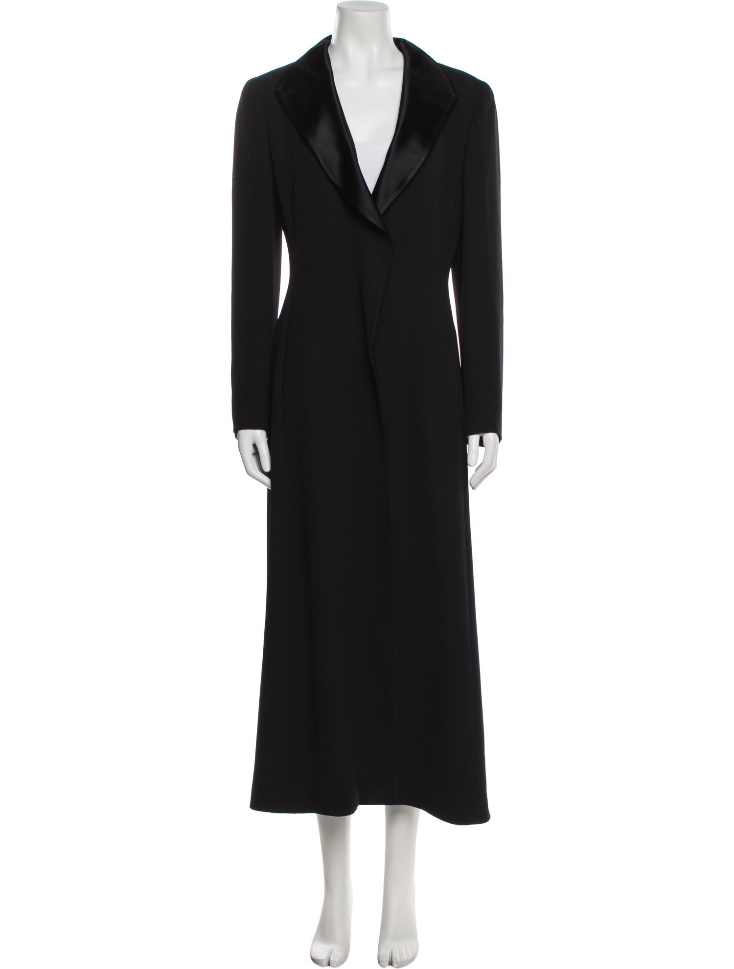 Giorgio Armani Silk Faux Fur Coat