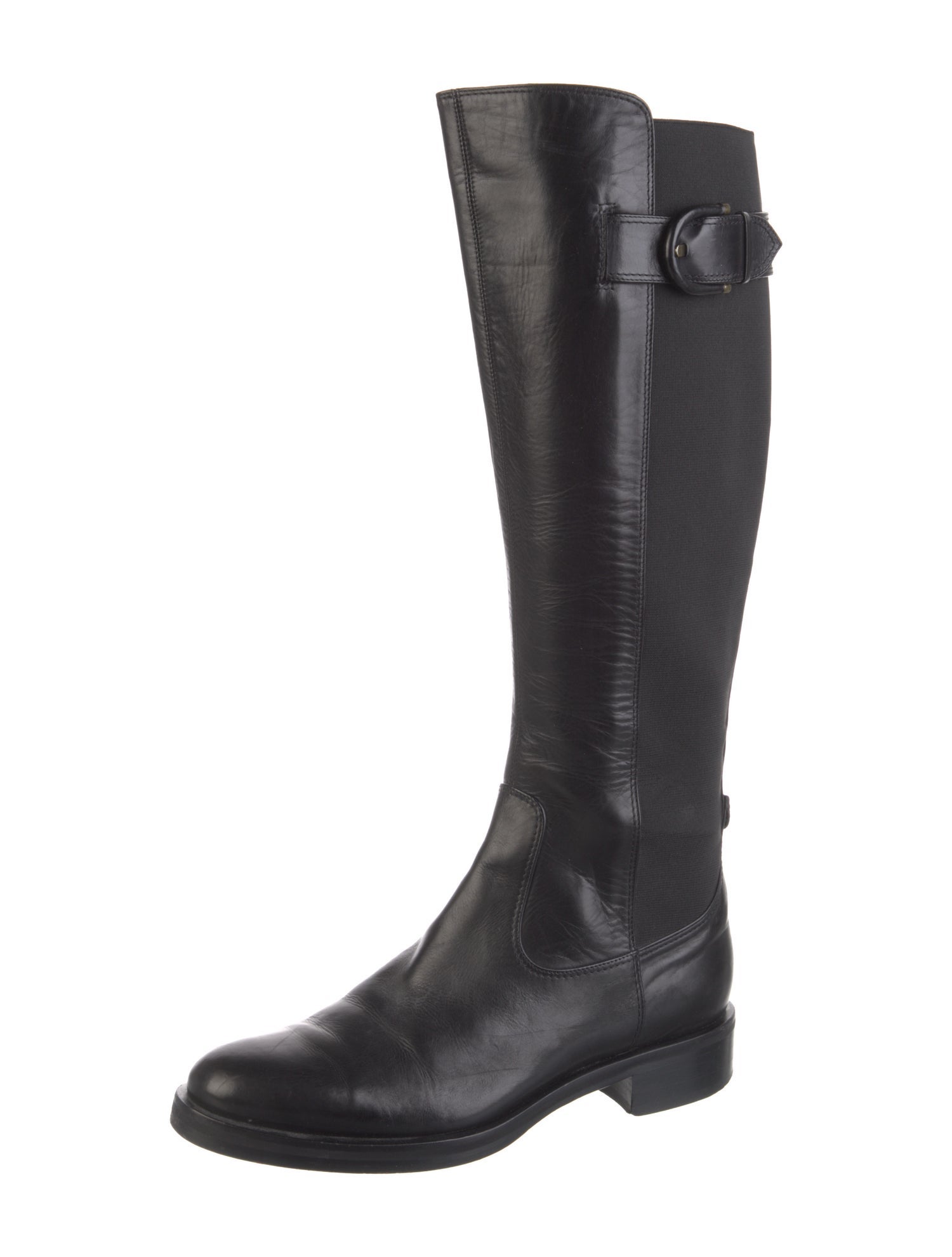 Giorgio Armani Leather Riding Boots