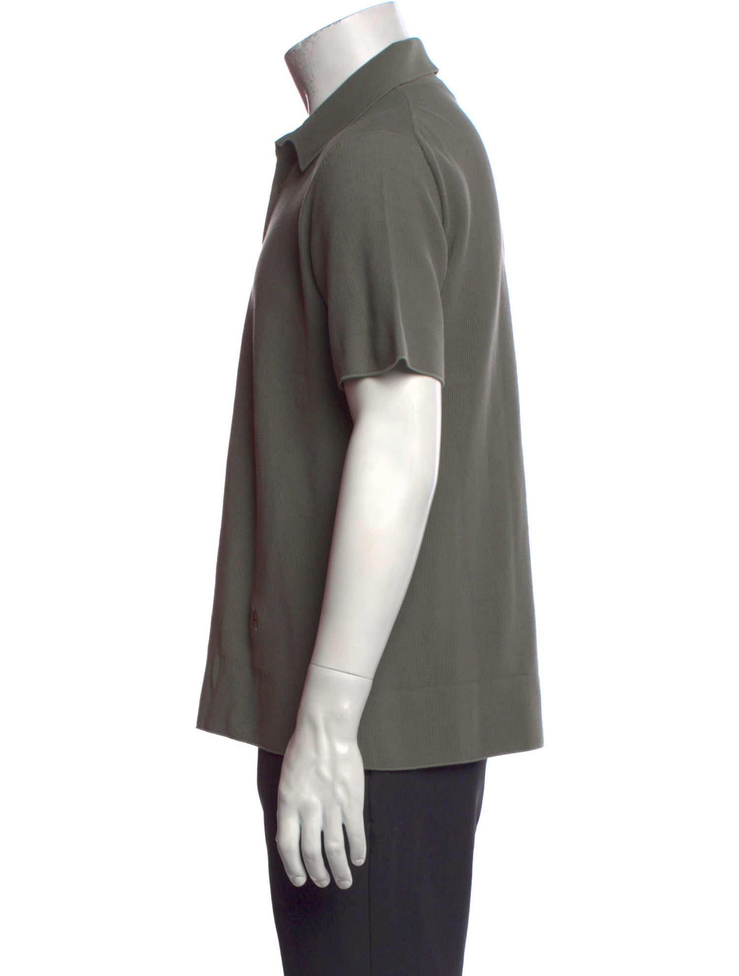 Giorgio Armani Crew Neck Short Sleeve Polo Shirt