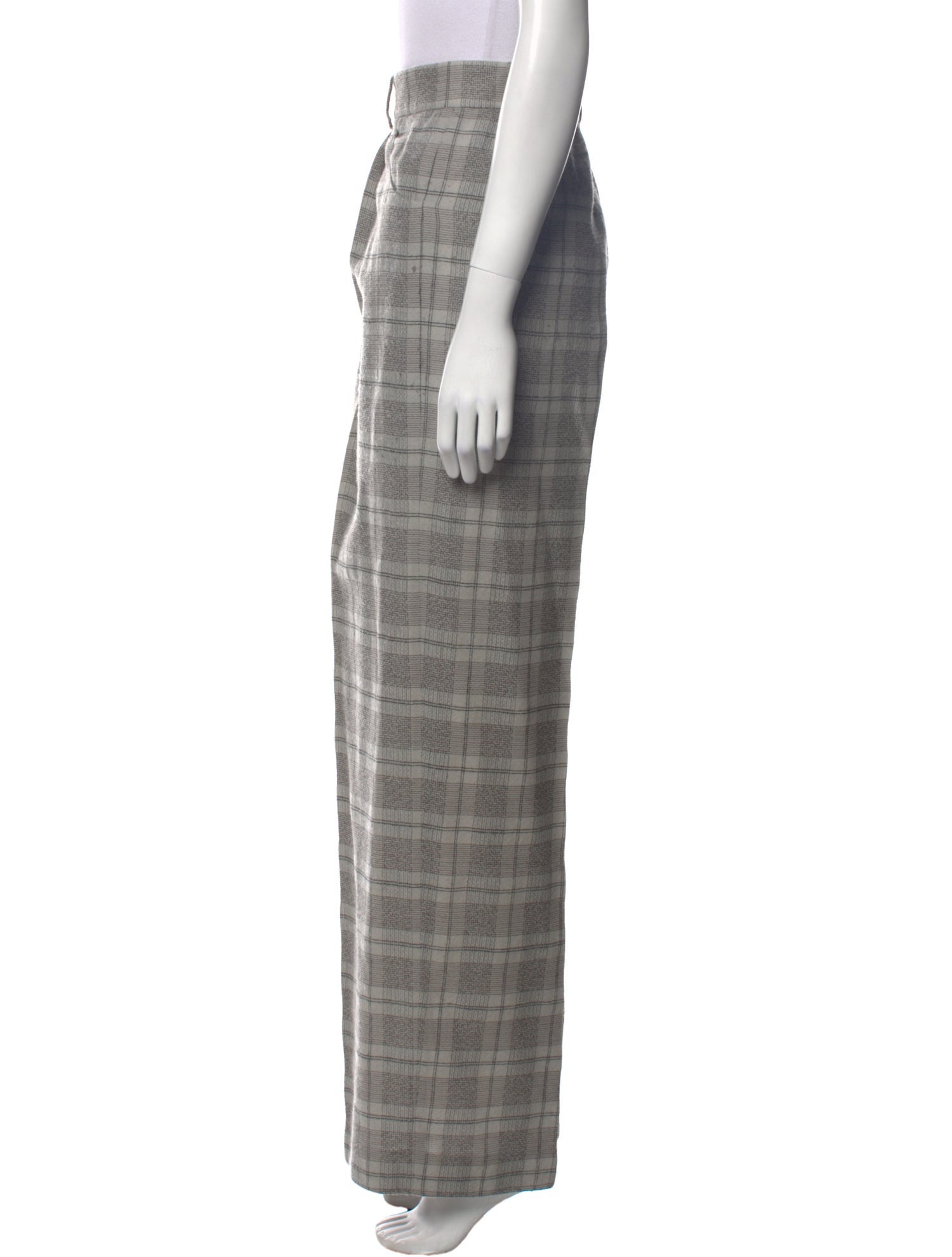 Giorgio Armani Virgin Wool Wide Leg Pants