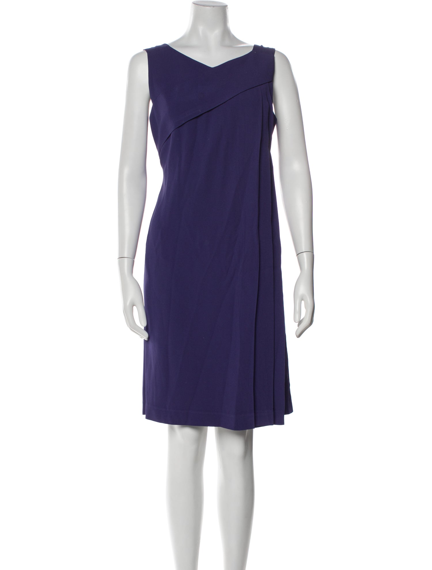 Giorgio Armani V-Neck Knee-Length Dress