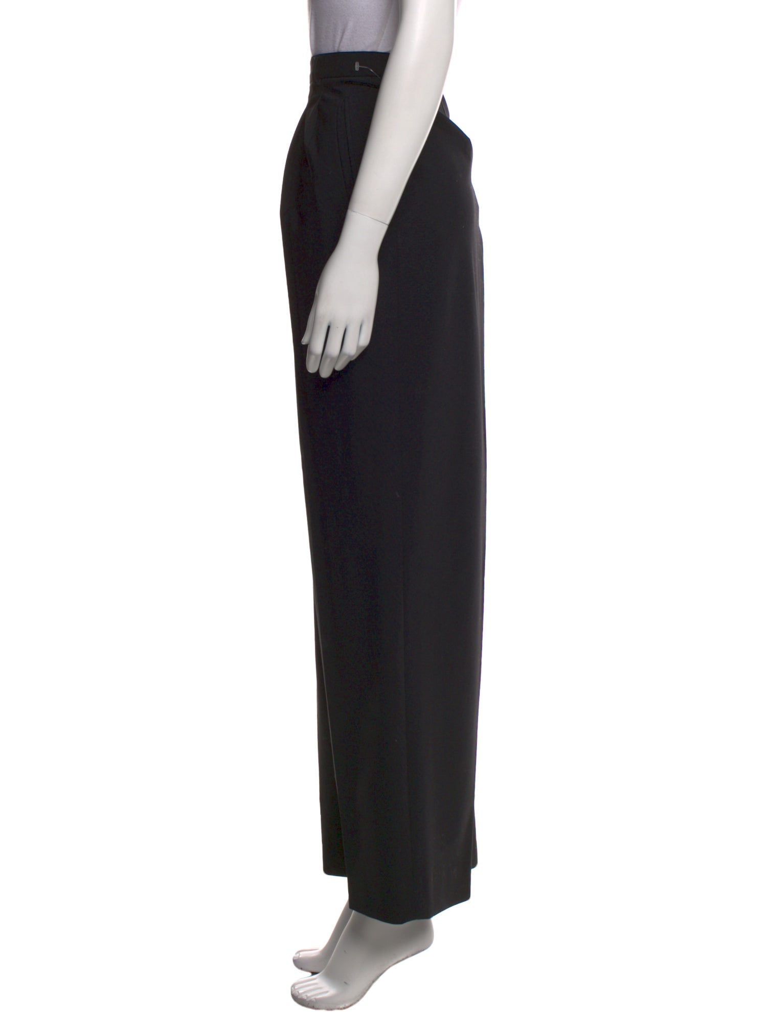 Giorgio Armani Virgin Wool Wide Leg Pants