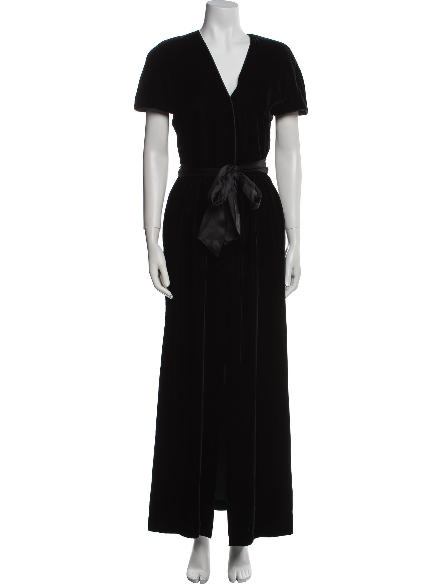 Giorgio Armani V-Neck Long Dress